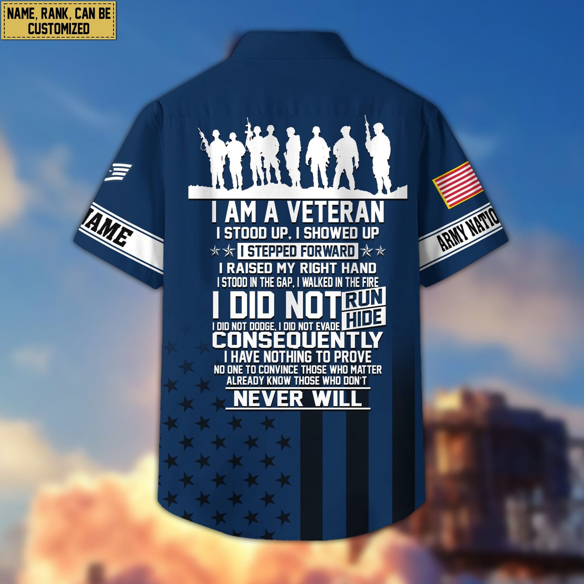 Premium Custom USAF Veteran Hawaiian Shirt VPVC404112, Gifts For Air Force Veteran, Best Gifts On Father's Day, Armed Forces Day, Independence Day, Veterans Day.