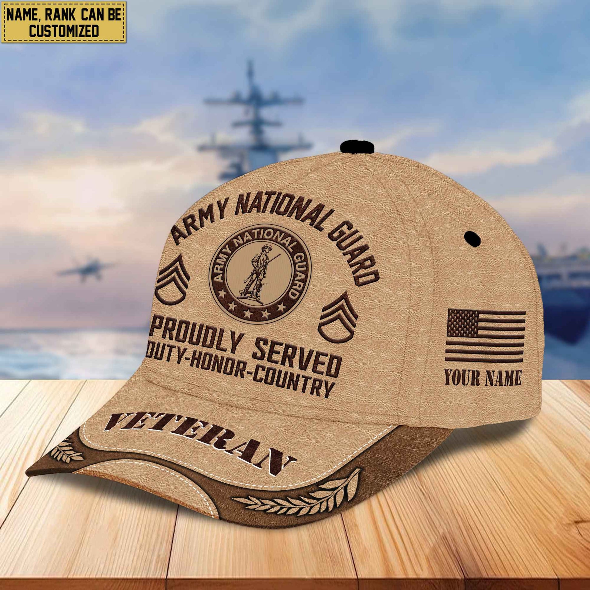 Premium US Veterans Baseball Hats BPVC230401, Custom Name, Rank, Gifts For US Veterans On Father's Day, Armed Forces Day, Independence Day, Veterans Day.
