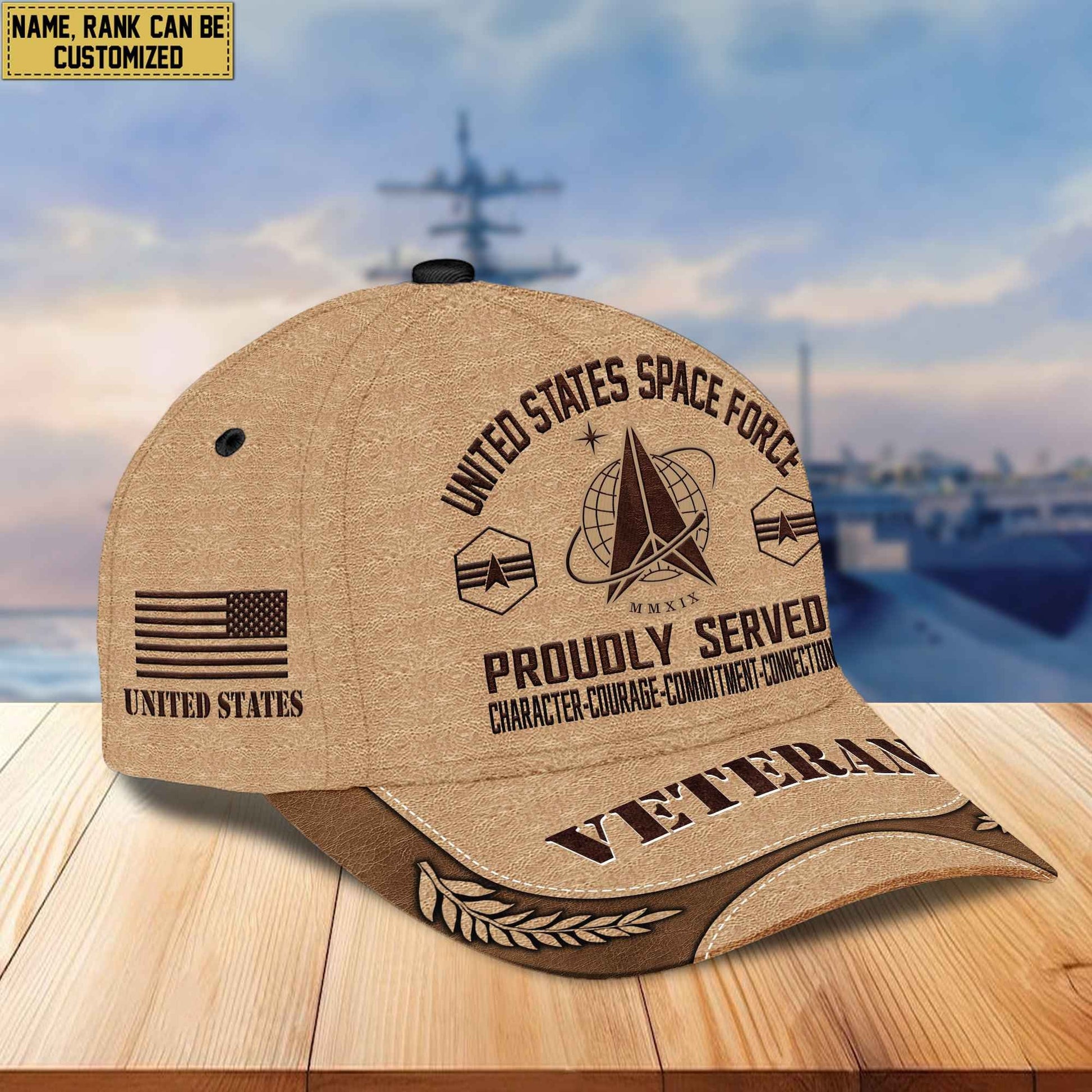 Premium US Veterans Baseball Hats BPVC230401, Custom Name, Rank, Gifts For US Veterans On Father's Day, Armed Forces Day, Independence Day, Veterans Day.