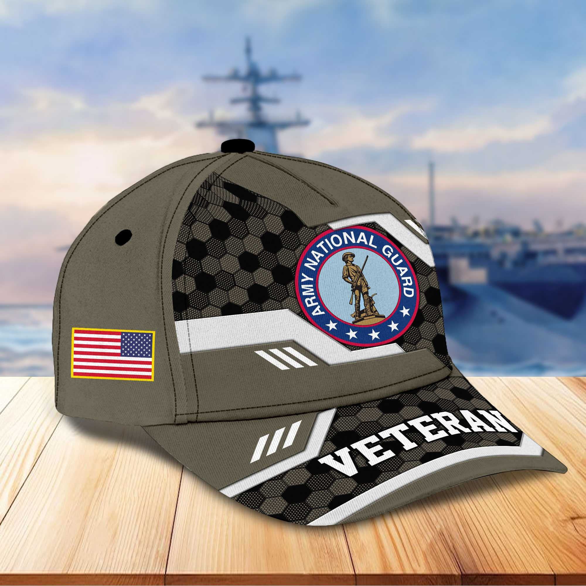 Premium US Veterans Baseball Hats BPHN220411, Gifts For US Veterans On Father's Day, Armed Forces Day, Independence Day, Veterans Day.