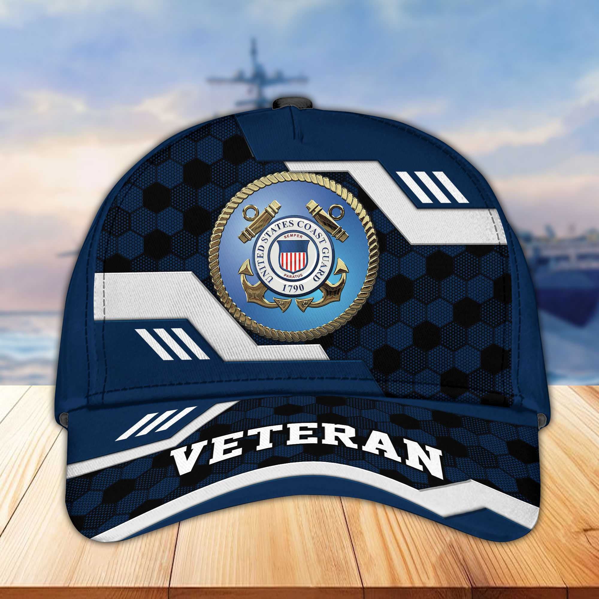 Premium US Veterans Baseball Hats BPHN220411, Gifts For US Veterans On Father's Day, Armed Forces Day, Independence Day, Veterans Day.