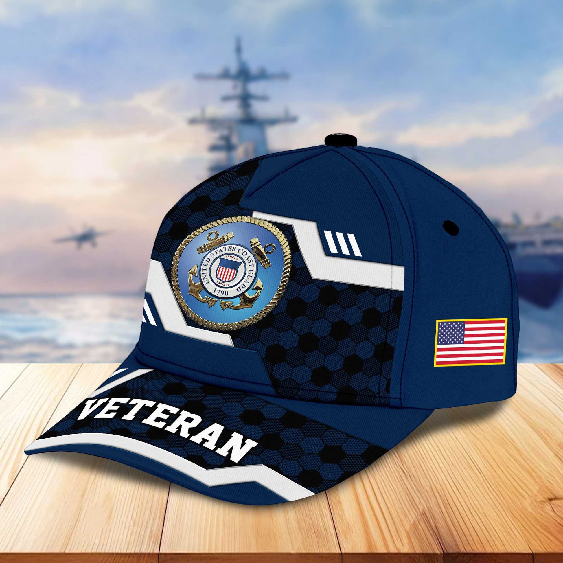 Premium US Veterans Baseball Hats BPHN220411, Gifts For US Veterans On Father's Day, Armed Forces Day, Independence Day, Veterans Day.