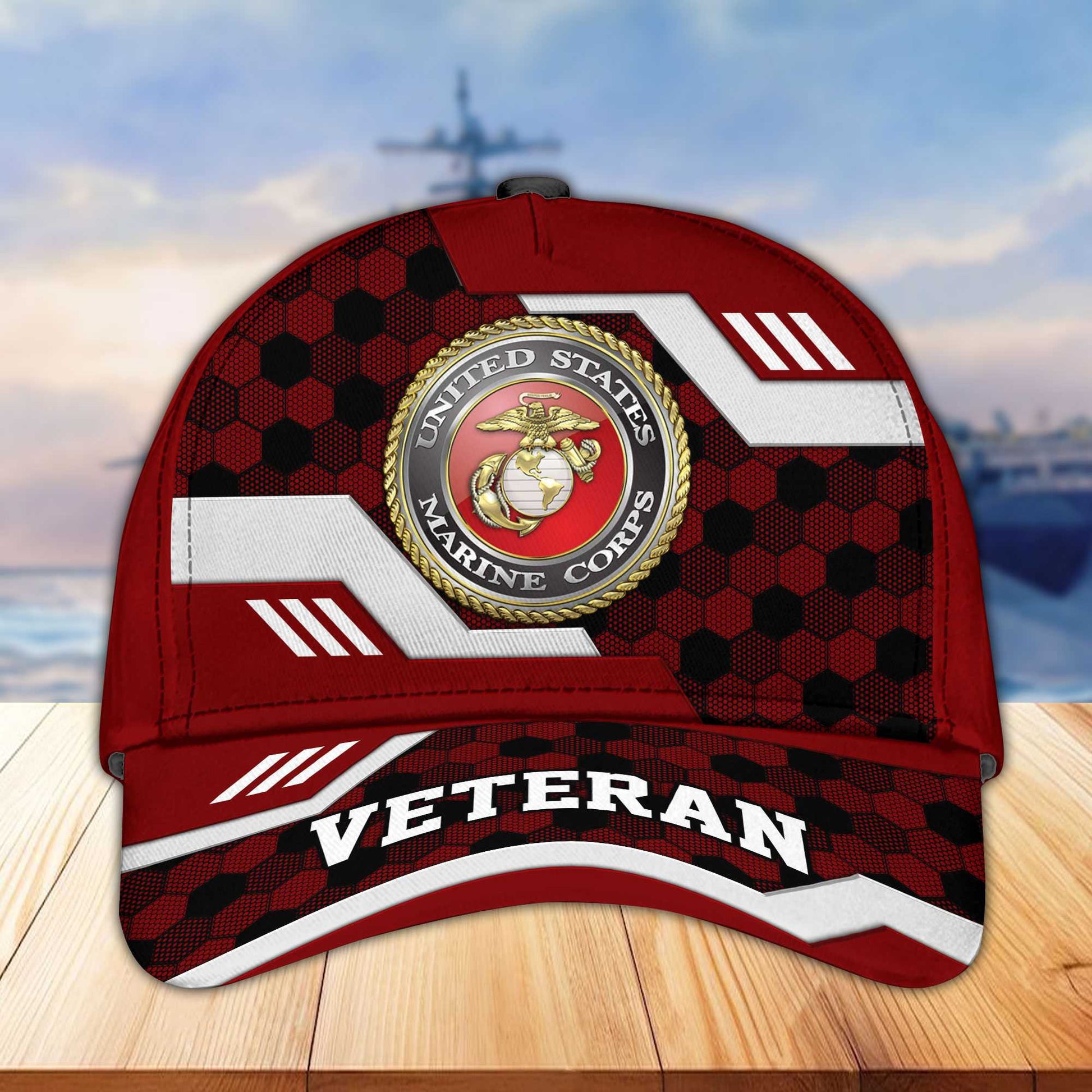 Premium US Veterans Baseball Hats BPHN220411, Gifts For US Veterans On Father's Day, Armed Forces Day, Independence Day, Veterans Day.