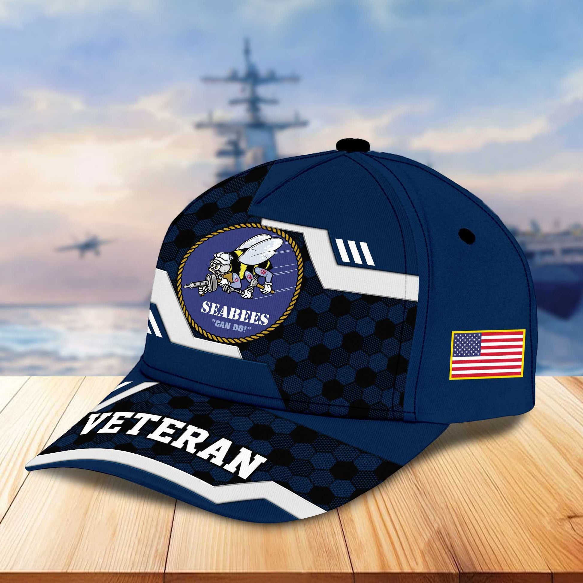 Premium US Veterans Baseball Hats BPHN220411, Gifts For US Veterans On Father's Day, Armed Forces Day, Independence Day, Veterans Day.