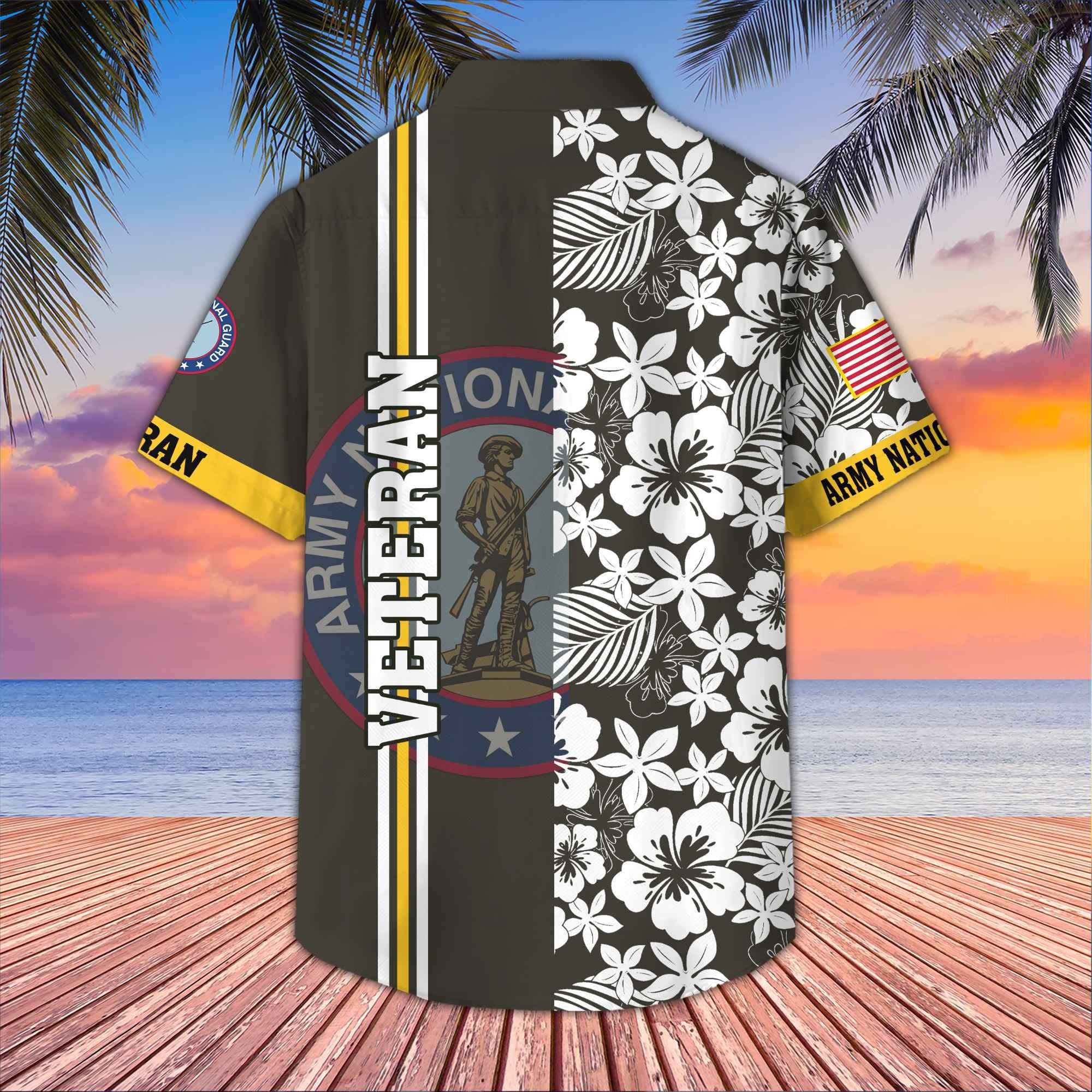 Premium US Veterans Hawaiian Shirt With Pocket BPVC230402, Gifts For US Veterans, Gifts On Memorial Day, Father's Day, Armed Forces Day, Veterans Day.
