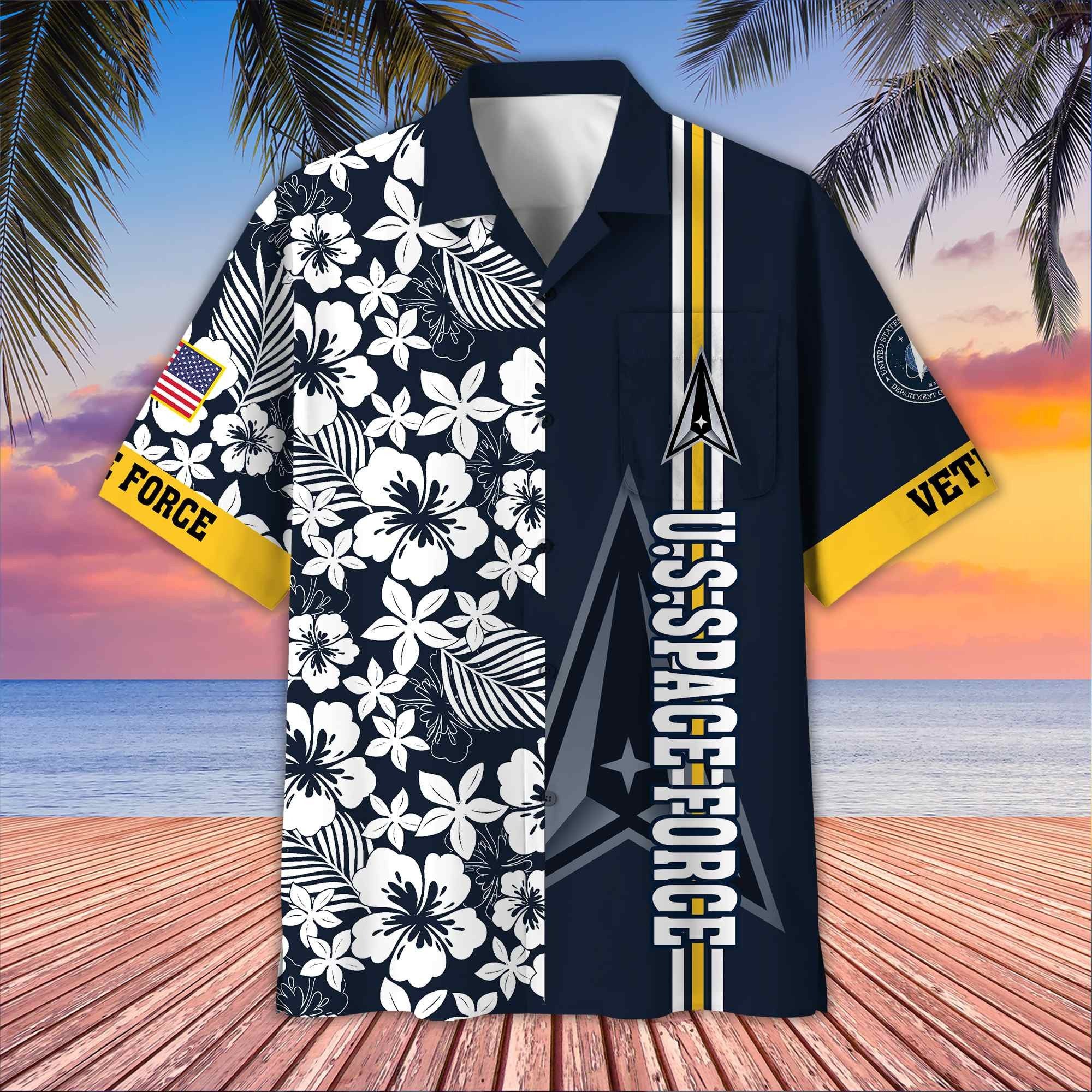 Premium US Veterans Hawaiian Shirt With Pocket BPVC230402, Gifts For US Veterans, Gifts On Memorial Day, Father's Day, Armed Forces Day, Veterans Day.