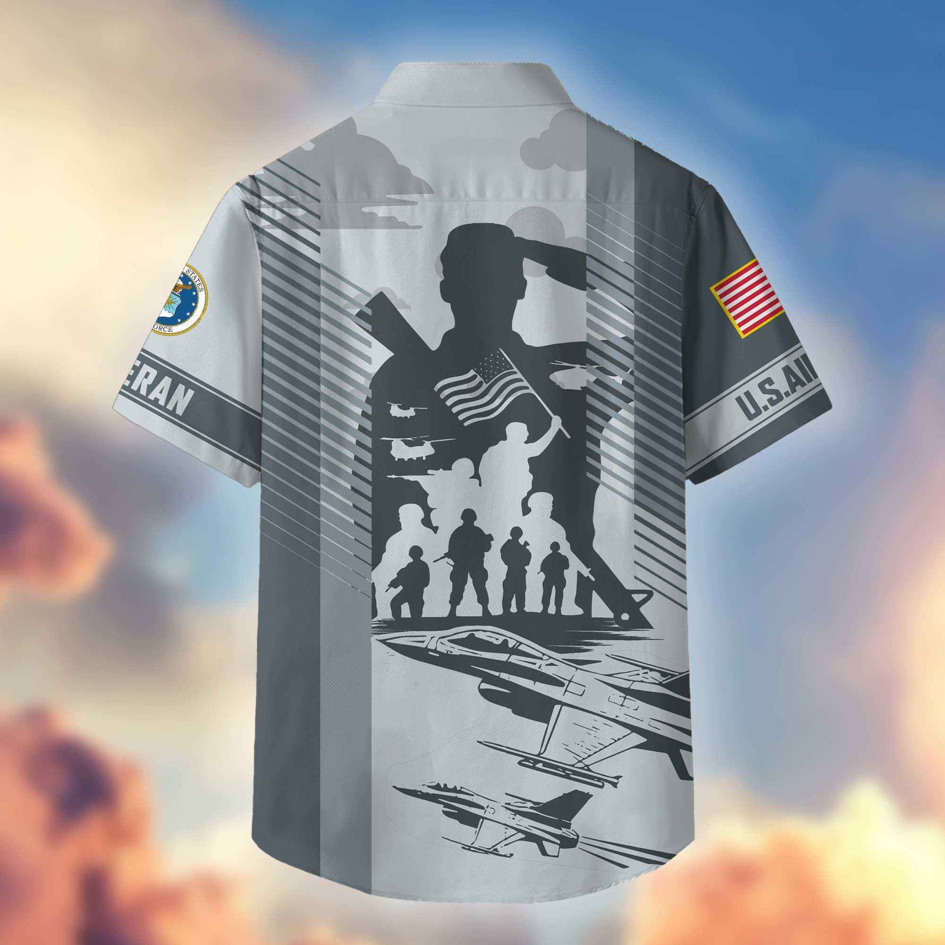 Premium USAF Hawaiian Shirt VPVC404604, Gifts For Air Force Veteran, Best Gifts On Father's Day, Armed Forces Day, Independence Day, Veterans Day.