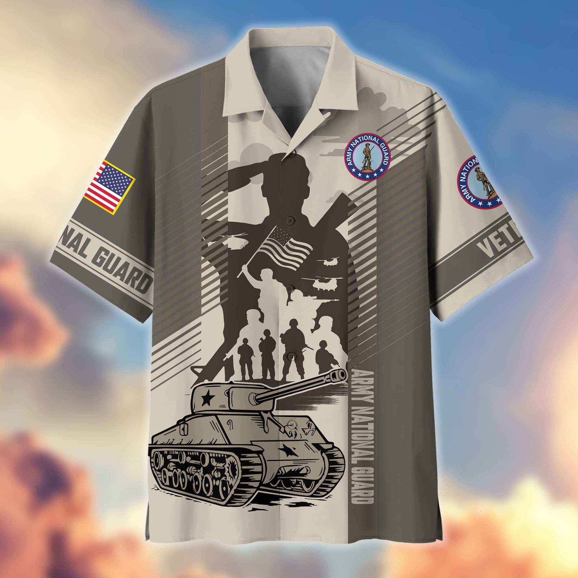 Premium US Army National Guard Hawaiian Shirt VPVC404608, Gifts For Army National Guard Veteran, Best Gifts On Father's Day, Armed Forces Day, Independence Day, Veterans Day.