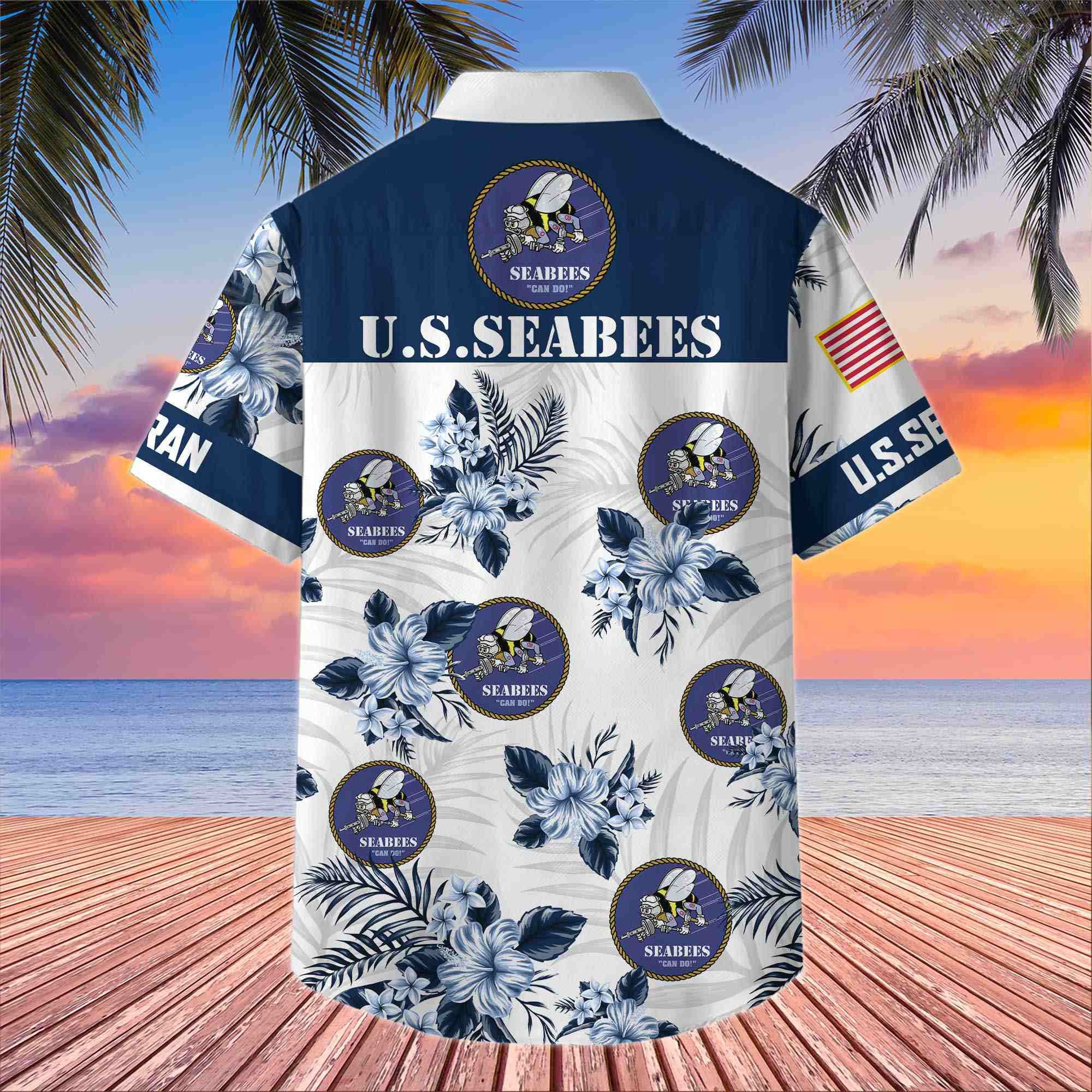 Premium US Veterans Hawaiian Shirt BPHN230411, Gifts For US Veterans, Gifts On Memorial Day, Father's Day, Armed Forces Day, Veterans Day.