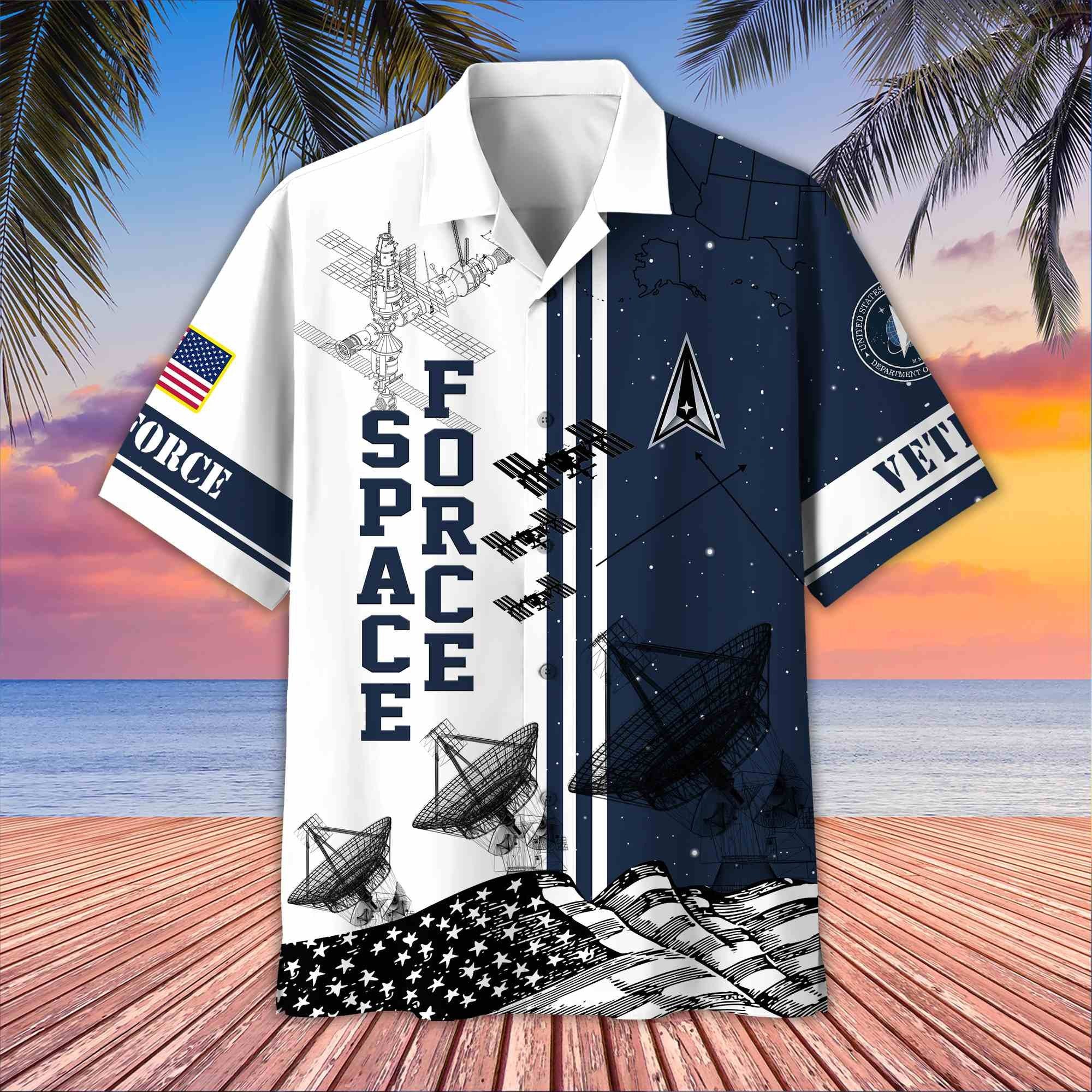 Premium US Veterans Hawaiian Shirt BPVC070501, Gifts For US Veterans, Gifts On Memorial Day, Father's Day, Armed Forces Day, Veterans Day.
