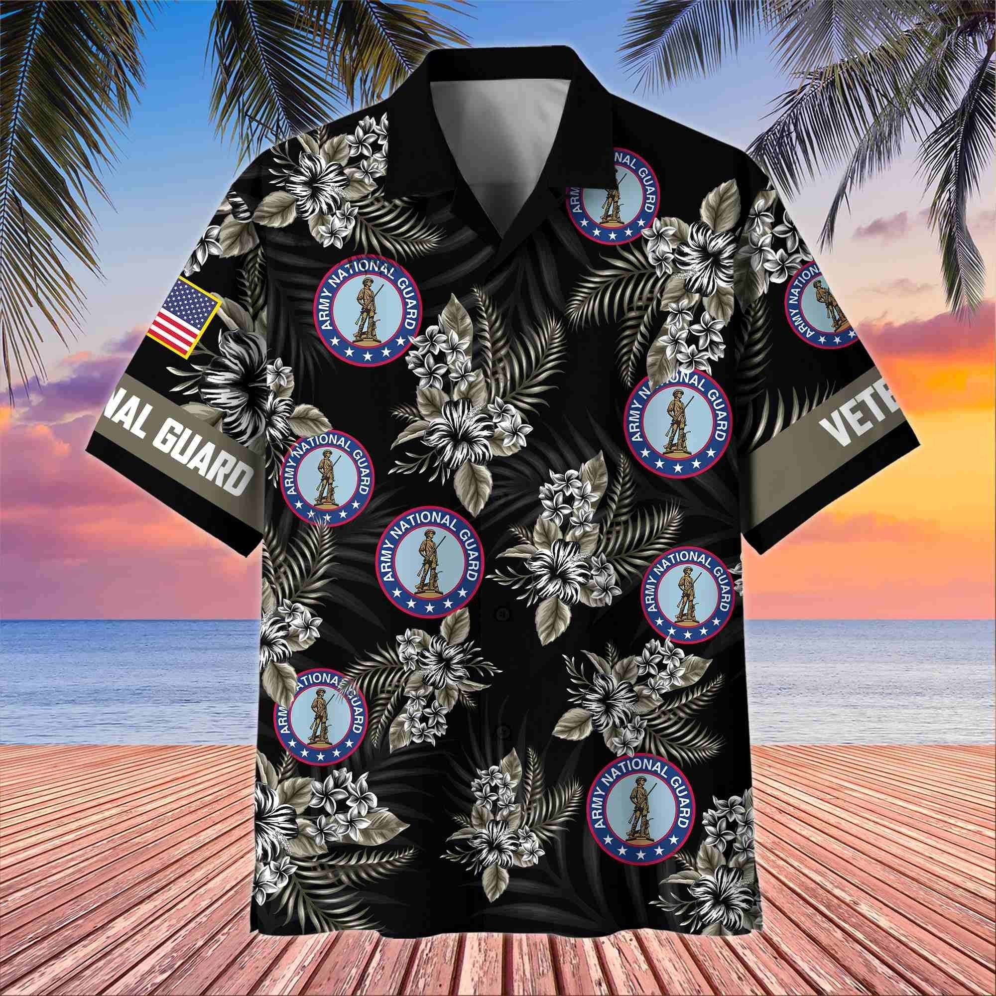 Premium US Veterans Hawaiian Shirt BPHN250411, Gifts For US Veterans, Gifts On Memorial Day, Father's Day, Armed Forces Day, Veterans Day.