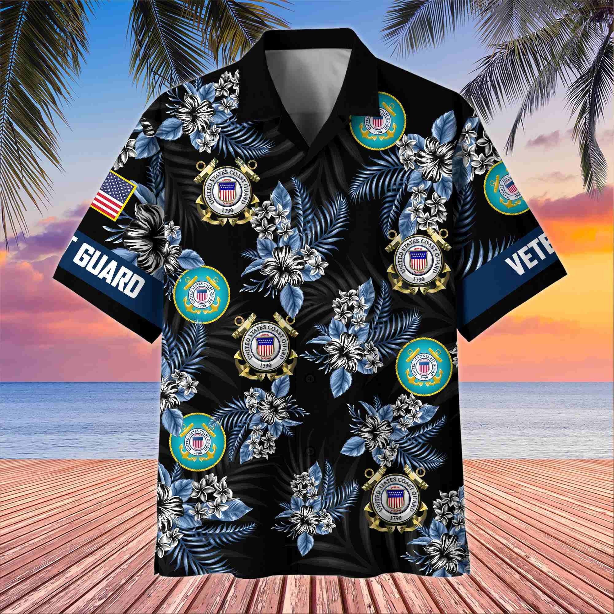 Premium US Veterans Hawaiian Shirt BPHN250411, Gifts For US Veterans, Gifts On Memorial Day, Father's Day, Armed Forces Day, Veterans Day.