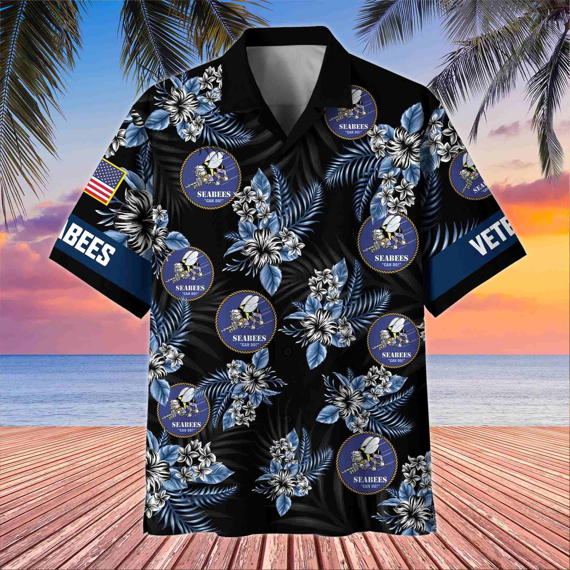 Premium US Veterans Hawaiian Shirt BPHN250411, Gifts For US Veterans, Gifts On Memorial Day, Father's Day, Armed Forces Day, Veterans Day.