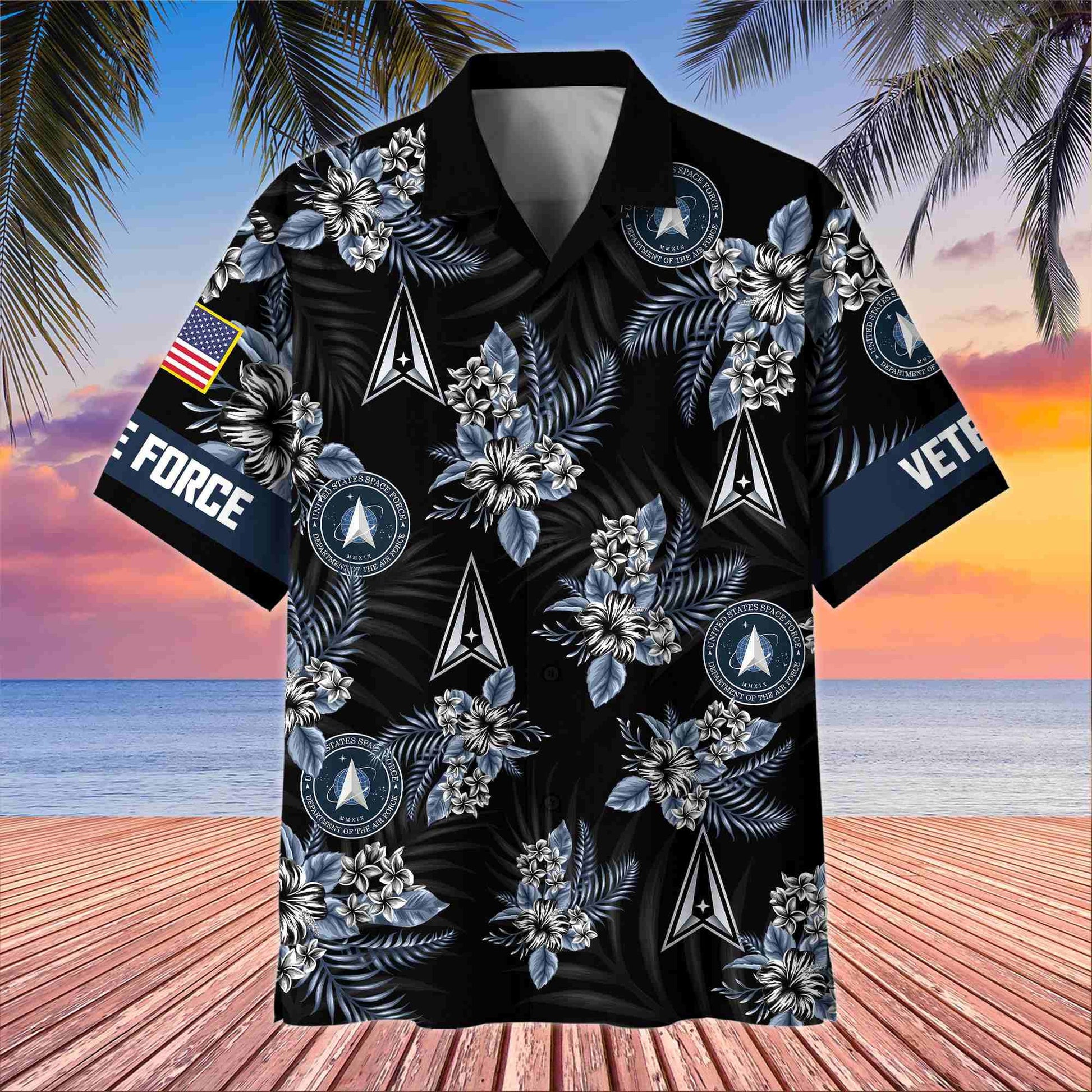 Premium US Veterans Hawaiian Shirt BPHN250411, Gifts For US Veterans, Gifts On Memorial Day, Father's Day, Armed Forces Day, Veterans Day.