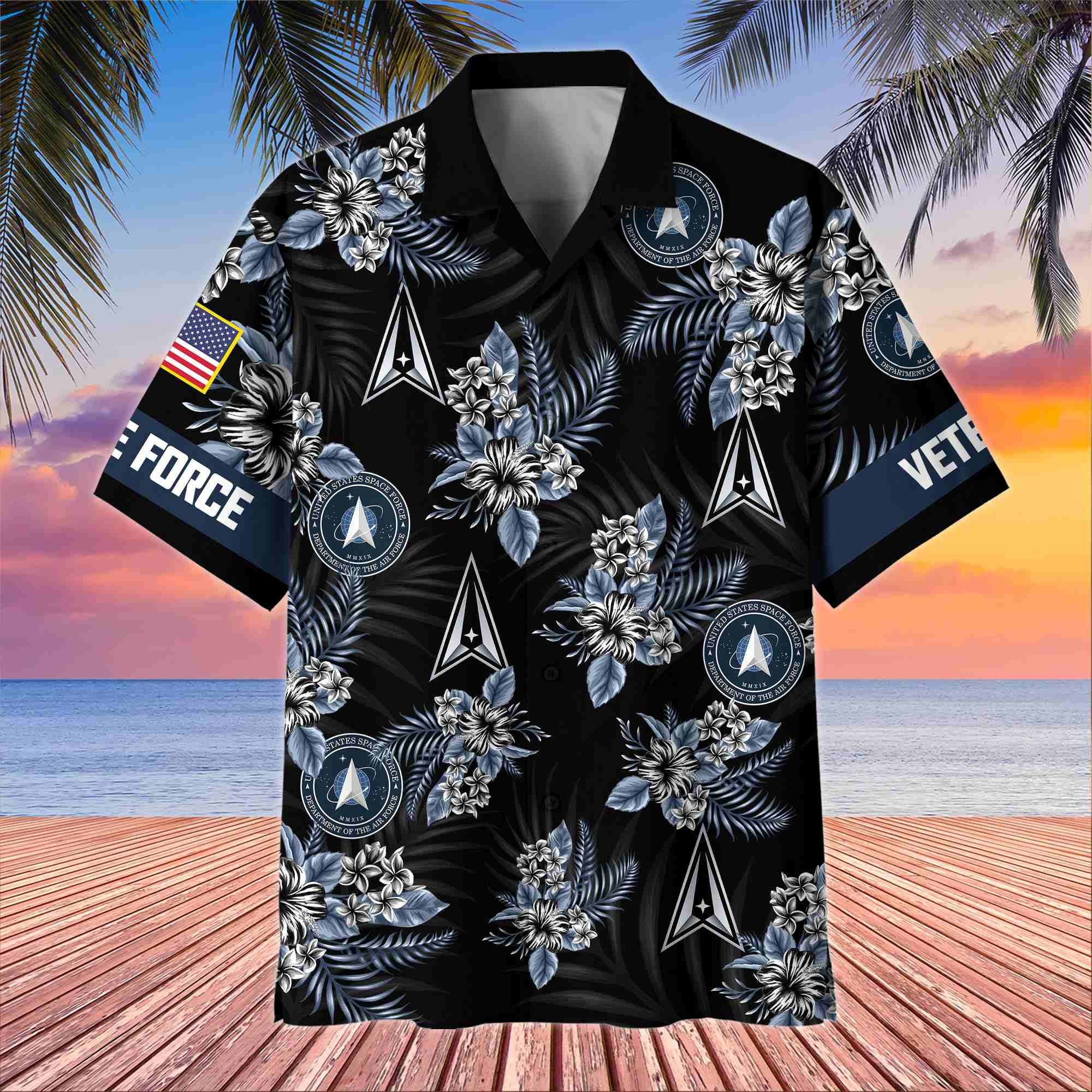 Premium US Veterans Hawaiian Shirt BPHN250411, Gifts For US Veterans, Gifts On Memorial Day, Father's Day, Armed Forces Day, Veterans Day.