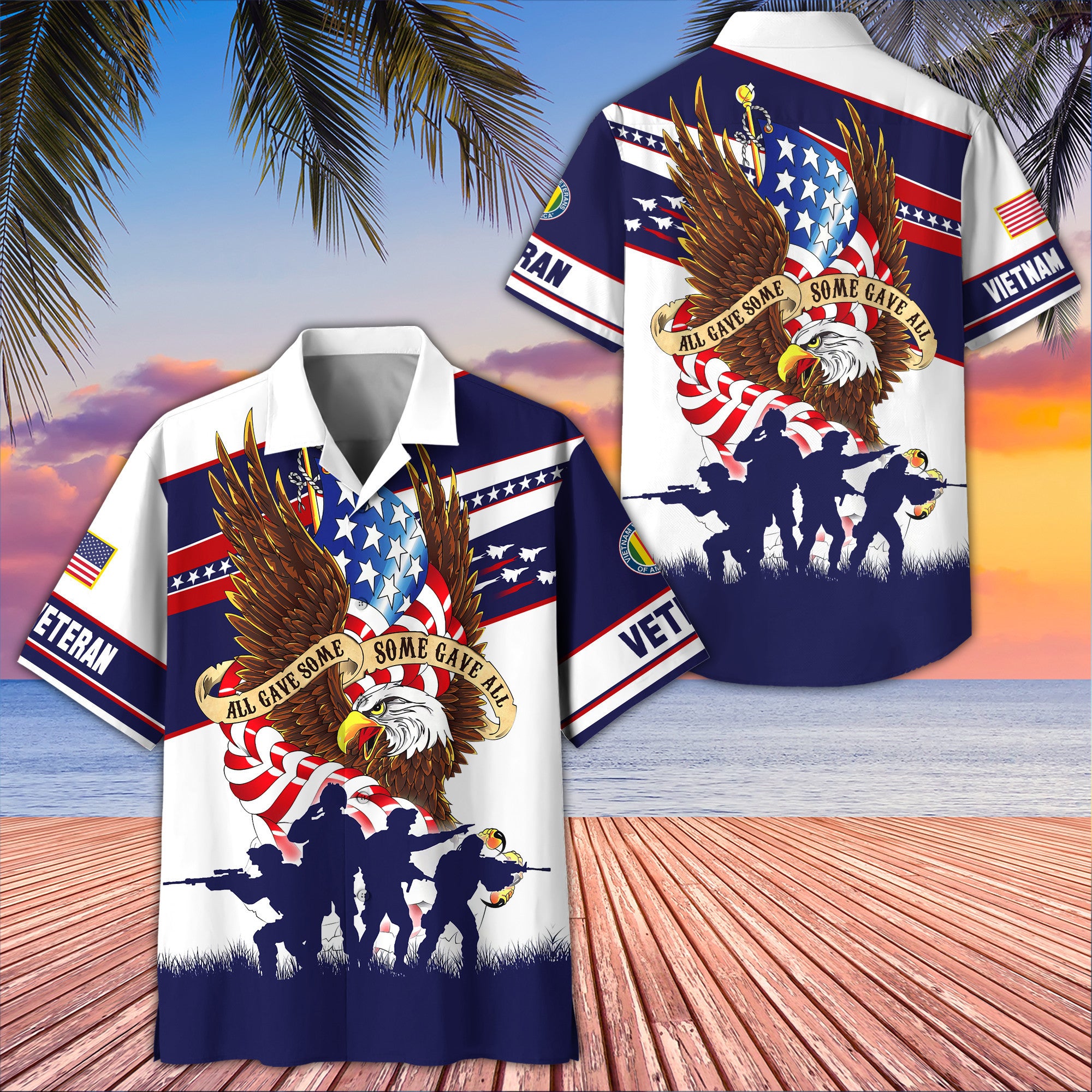 Vietnam Veteran Hawaiian Shirt VPVC405906, Gifts For Vietnam Veteran, Best Gifts On Father's Day, Armed Forces Day, Independence Day, Veterans Day.