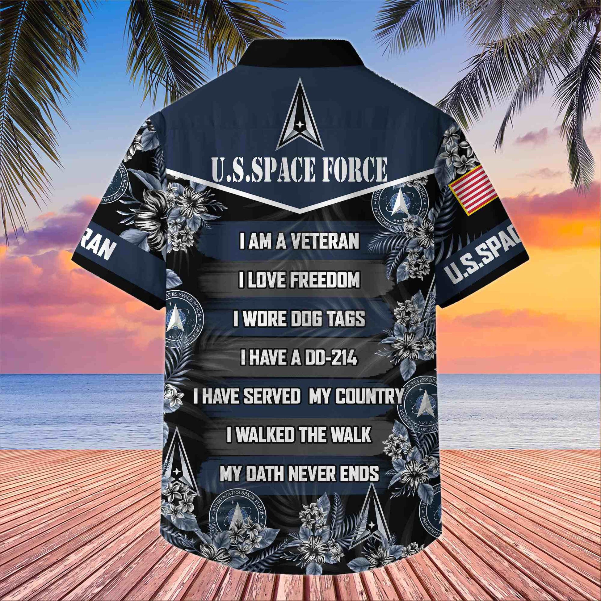 Premium US Veterans Hawaiian Shirt BPHN250411, Gifts For US Veterans, Gifts On Memorial Day, Father's Day, Armed Forces Day, Veterans Day.