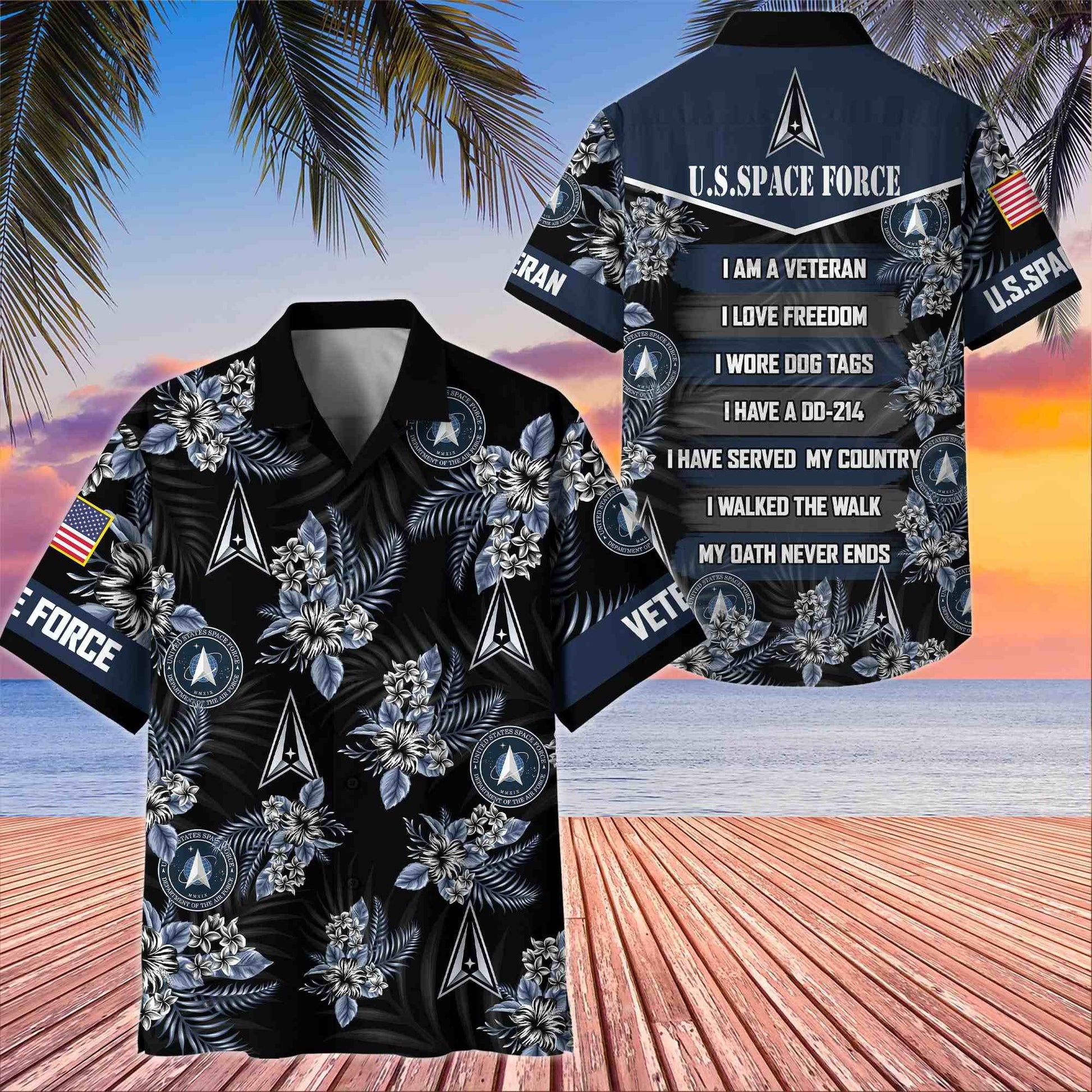 Premium US Veterans Hawaiian Shirt BPHN250411, Gifts For US Veterans, Gifts On Memorial Day, Father's Day, Armed Forces Day, Veterans Day.