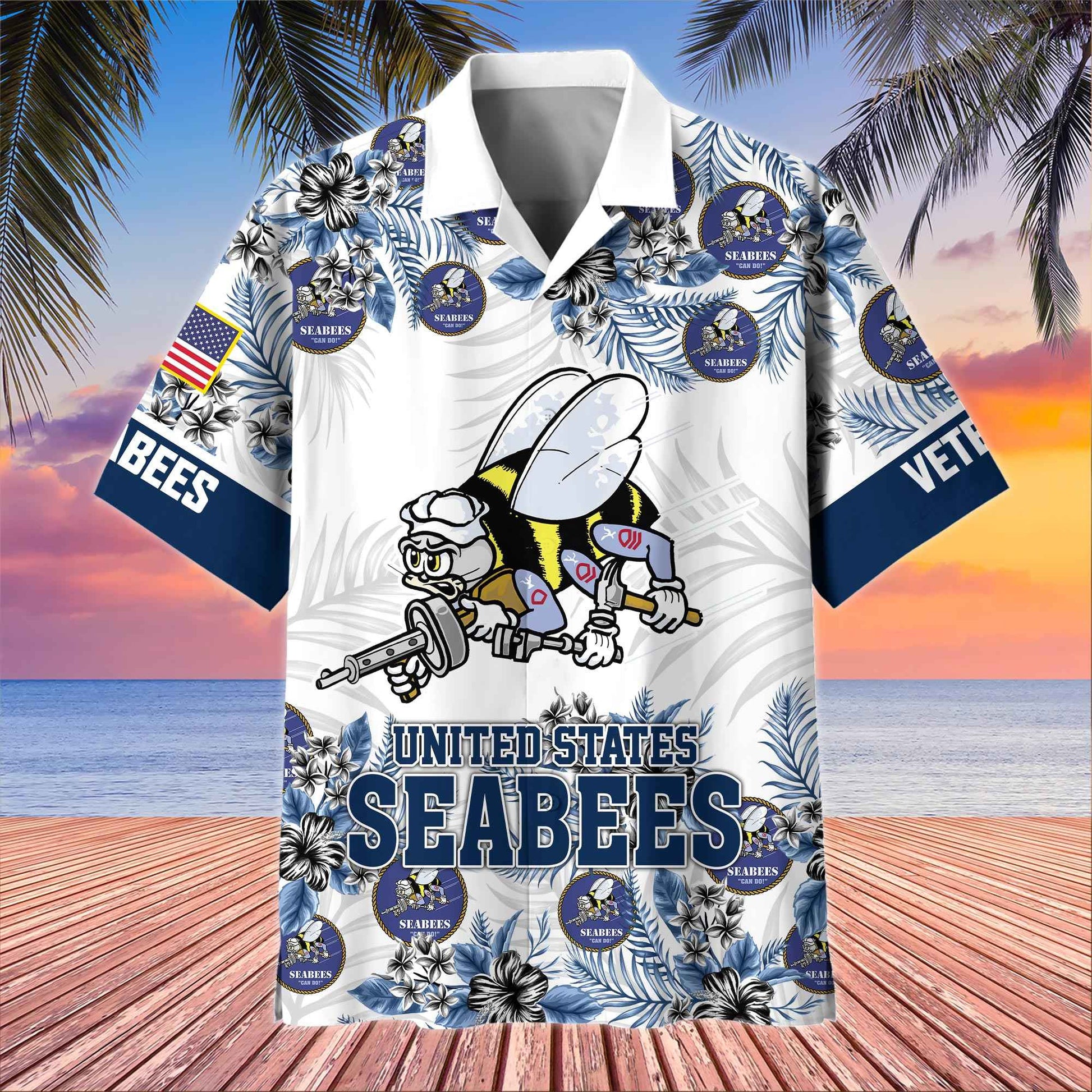 Premium US Veterans Hawaiian Shirt BPHN080511, Gifts For US Veterans, Gifts On Memorial Day, Father's Day, Armed Forces Day, Veterans Day.