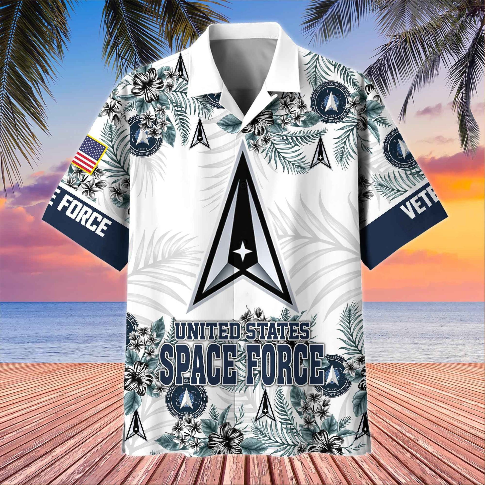 Premium US Veterans Hawaiian Shirt BPHN080511, Gifts For US Veterans, Gifts On Memorial Day, Father's Day, Armed Forces Day, Veterans Day.