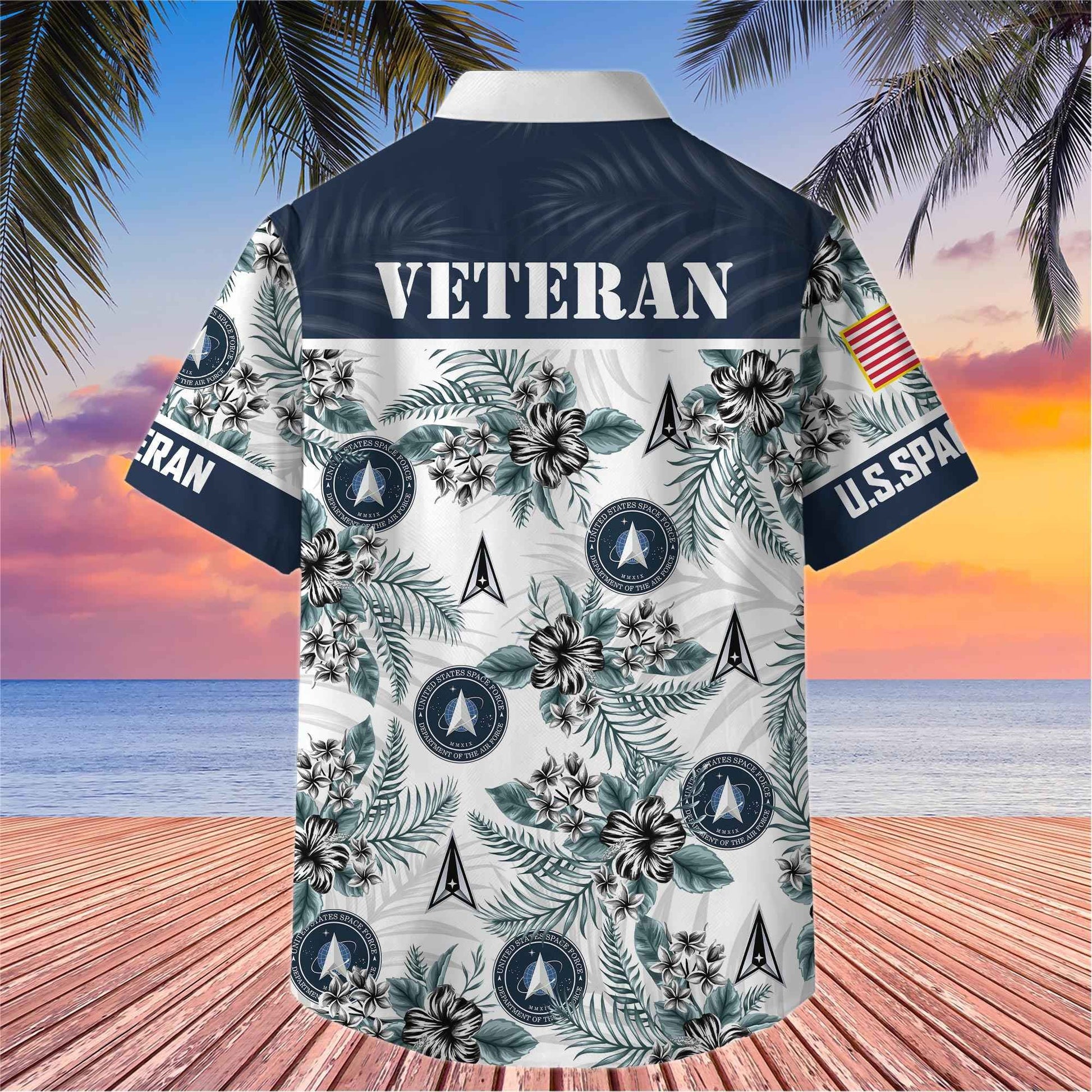 Premium US Veterans Hawaiian Shirt BPHN080511, Gifts For US Veterans, Gifts On Memorial Day, Father's Day, Armed Forces Day, Veterans Day.