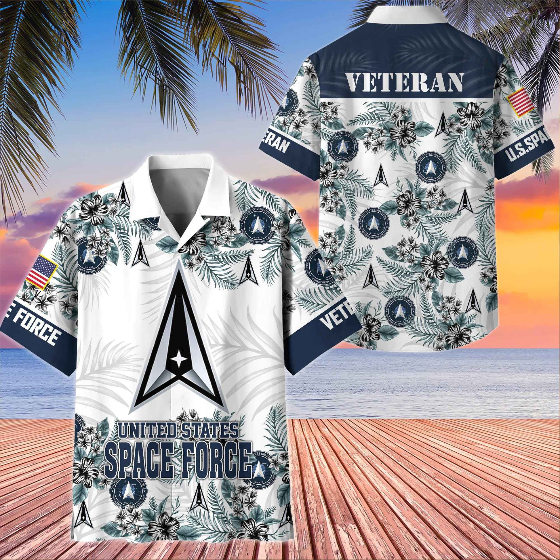 Premium US Veterans Hawaiian Shirt BPHN080511, Gifts For US Veterans, Gifts On Memorial Day, Father's Day, Armed Forces Day, Veterans Day.