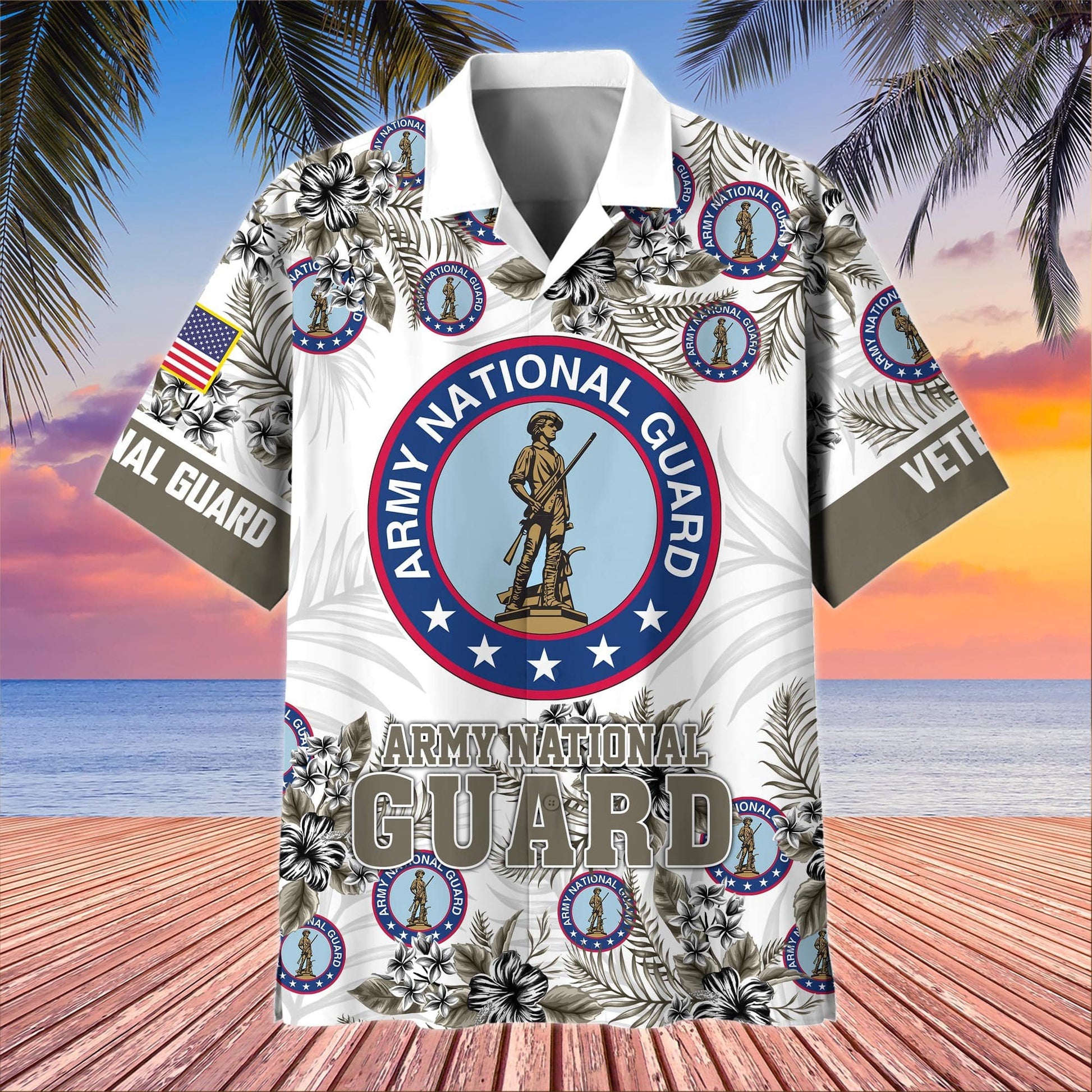 Premium US Veterans Hawaiian Shirt BPHN080511, Gifts For US Veterans, Gifts On Memorial Day, Father's Day, Armed Forces Day, Veterans Day.