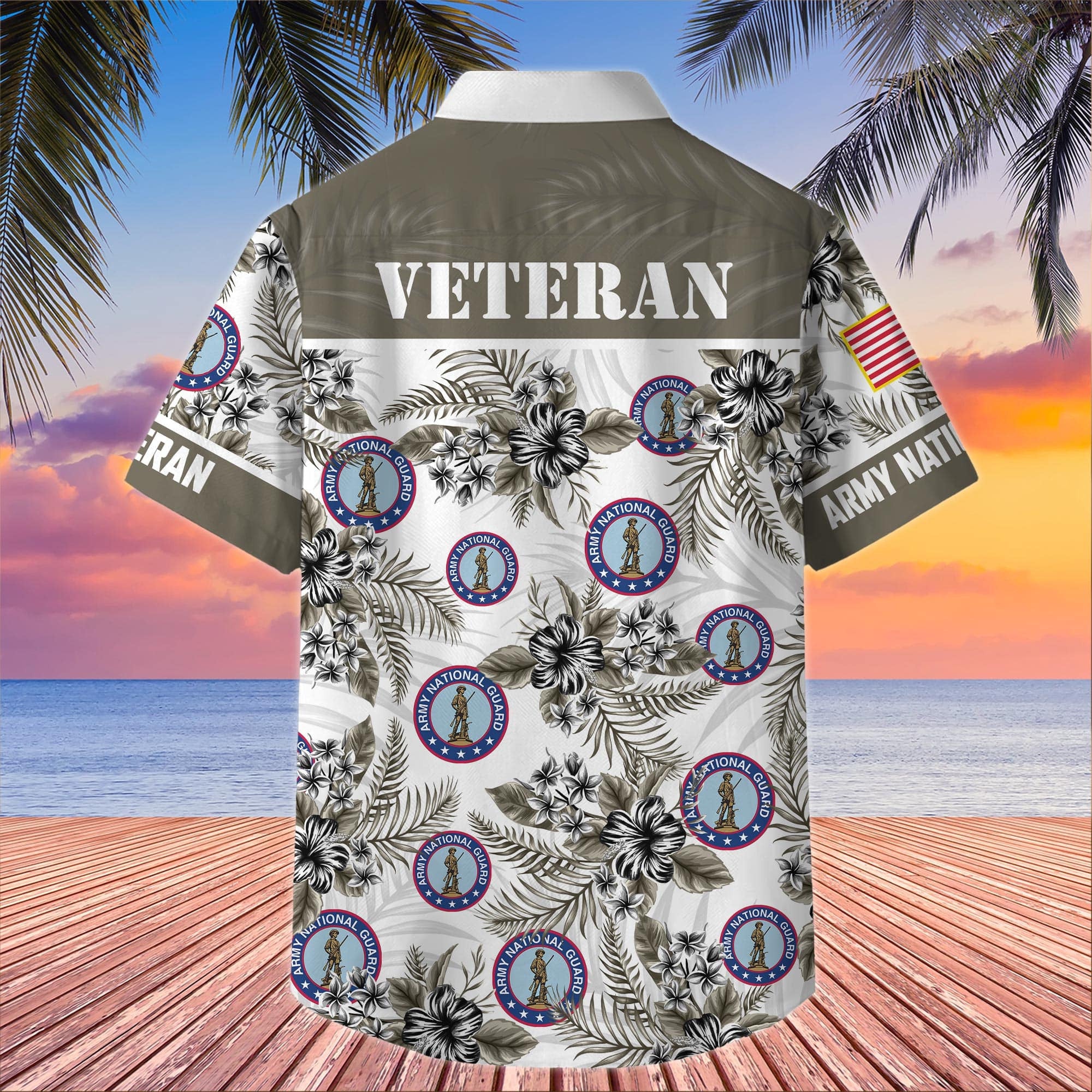 Premium US Veterans Hawaiian Shirt BPHN080511, Gifts For US Veterans, Gifts On Memorial Day, Father's Day, Armed Forces Day, Veterans Day.