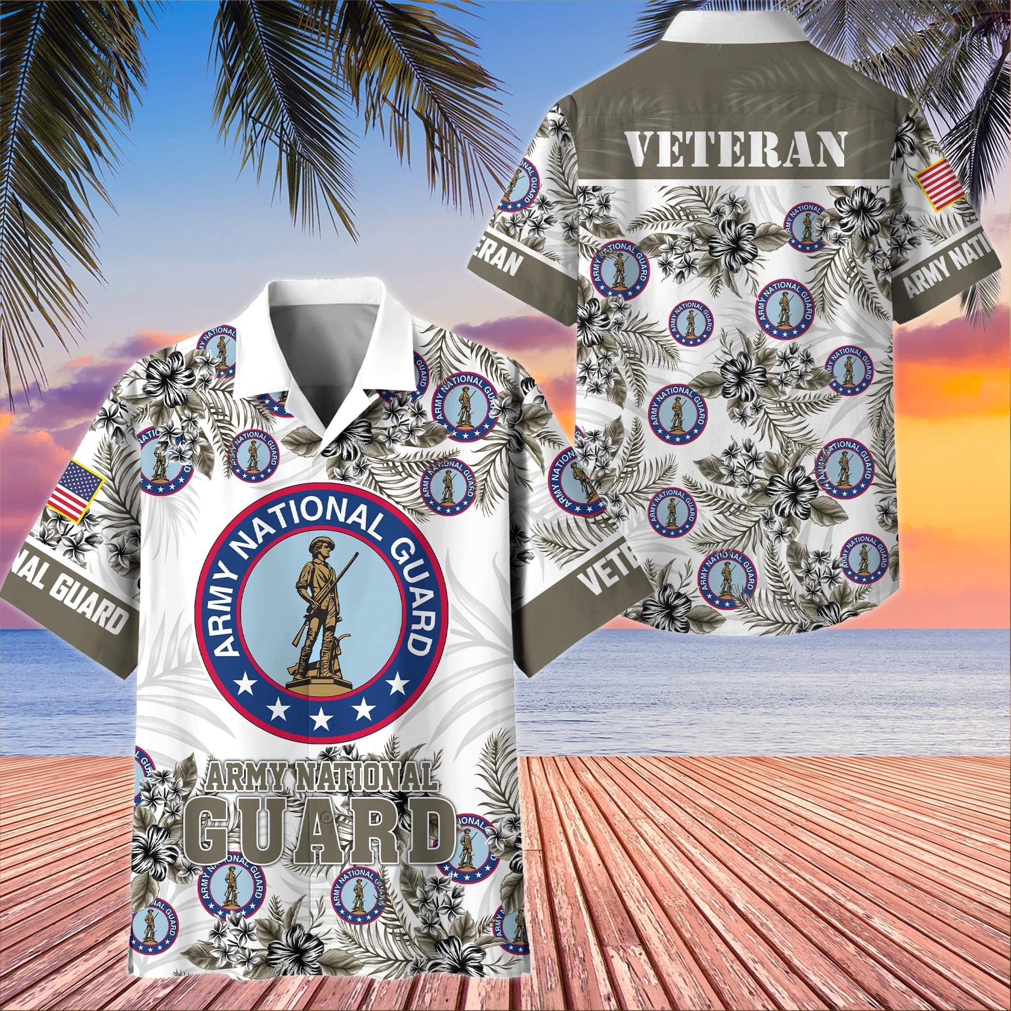 Premium US Veterans Hawaiian Shirt BPHN080511, Gifts For US Veterans, Gifts On Memorial Day, Father's Day, Armed Forces Day, Veterans Day.
