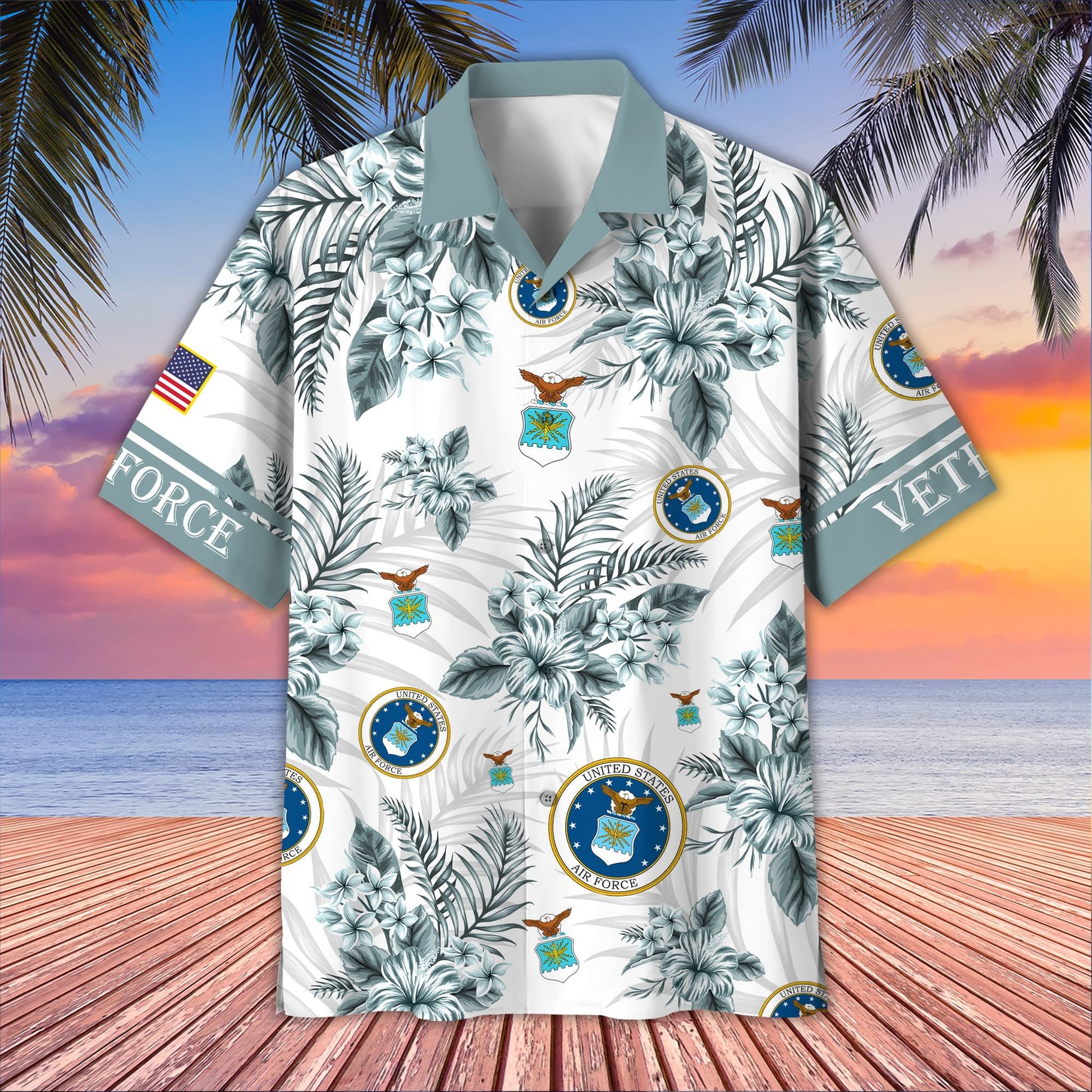 Premium US Veterans Hawaiian Shirt BPVC230403, Gifts For US Veterans, Gifts On Memorial Day, Father's Day, Armed Forces Day, Veterans Day.