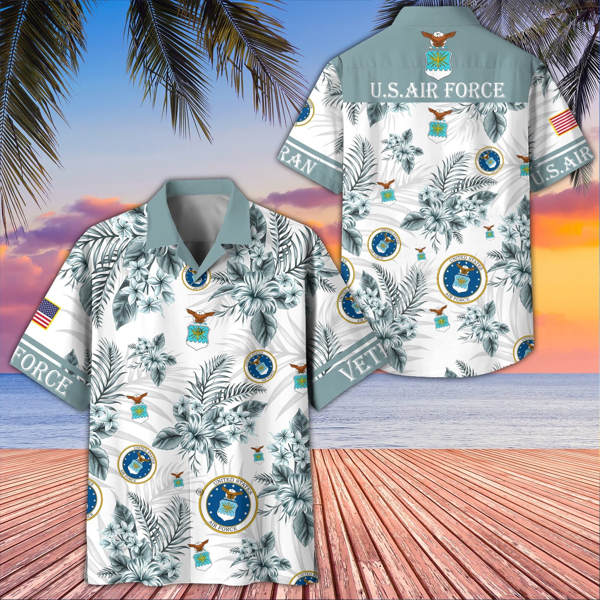 Premium US Veterans Hawaiian Shirt BPVC230403, Gifts For US Veterans, Gifts On Memorial Day, Father's Day, Armed Forces Day, Veterans Day.