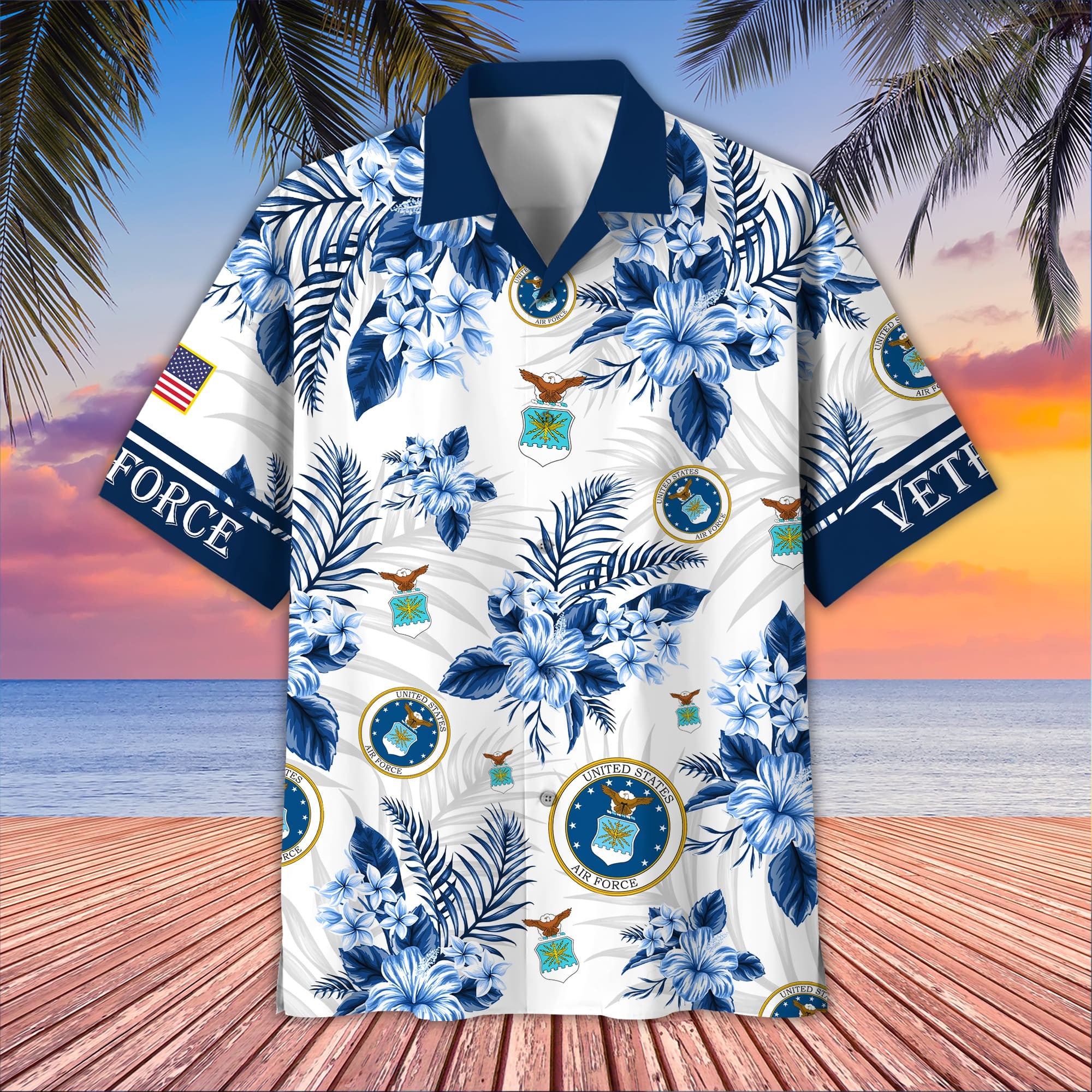 Premium US Veterans Hawaiian Shirt BPVC230403, Gifts For US Veterans, Gifts On Memorial Day, Father's Day, Armed Forces Day, Veterans Day.