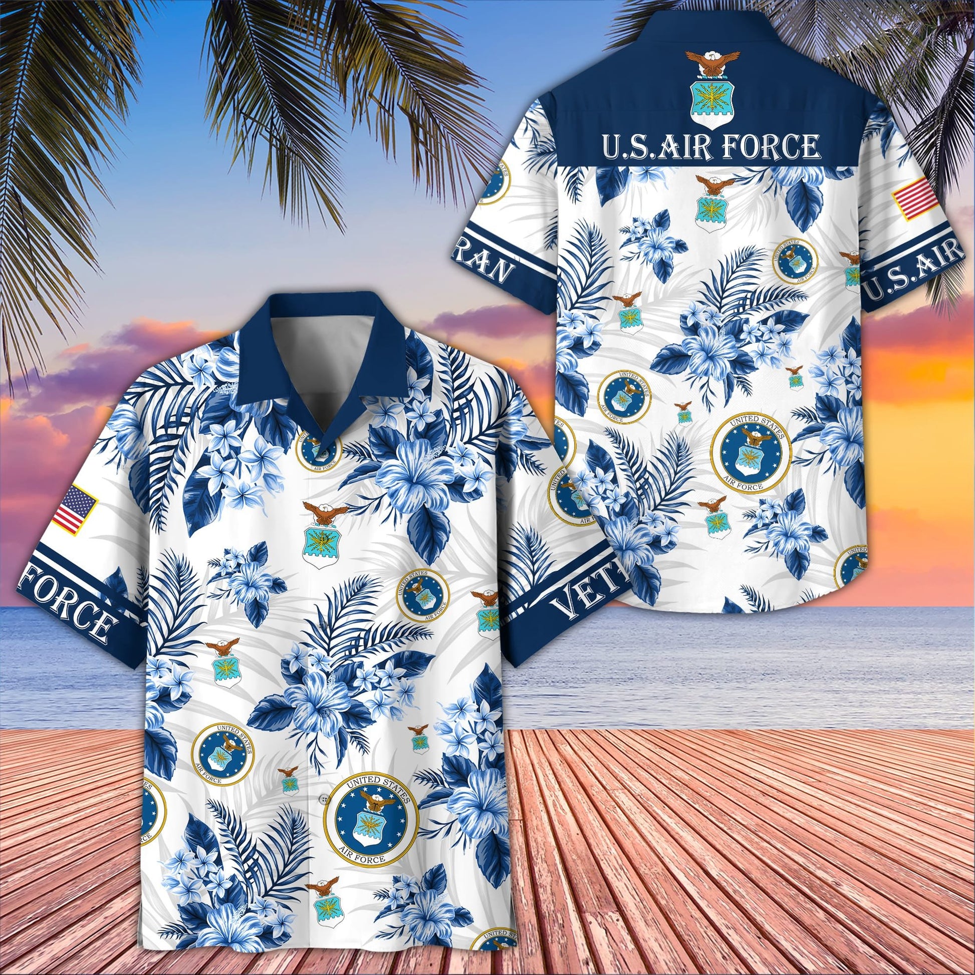Premium US Veterans Hawaiian Shirt BPVC230403, Gifts For US Veterans, Gifts On Memorial Day, Father's Day, Armed Forces Day, Veterans Day.