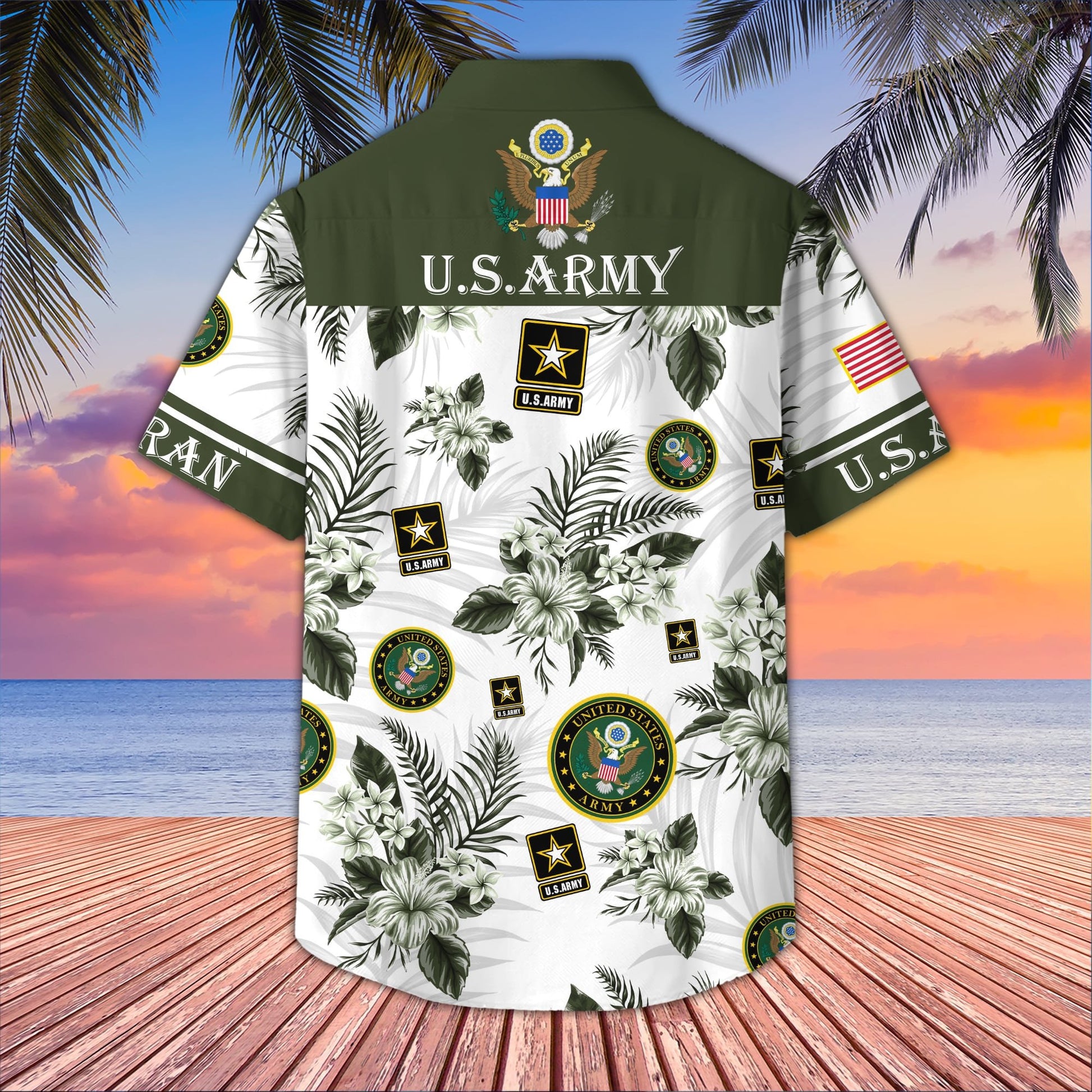 Premium US Veterans Hawaiian Shirt BPVC230403, Gifts For US Veterans, Gifts On Memorial Day, Father's Day, Armed Forces Day, Veterans Day.