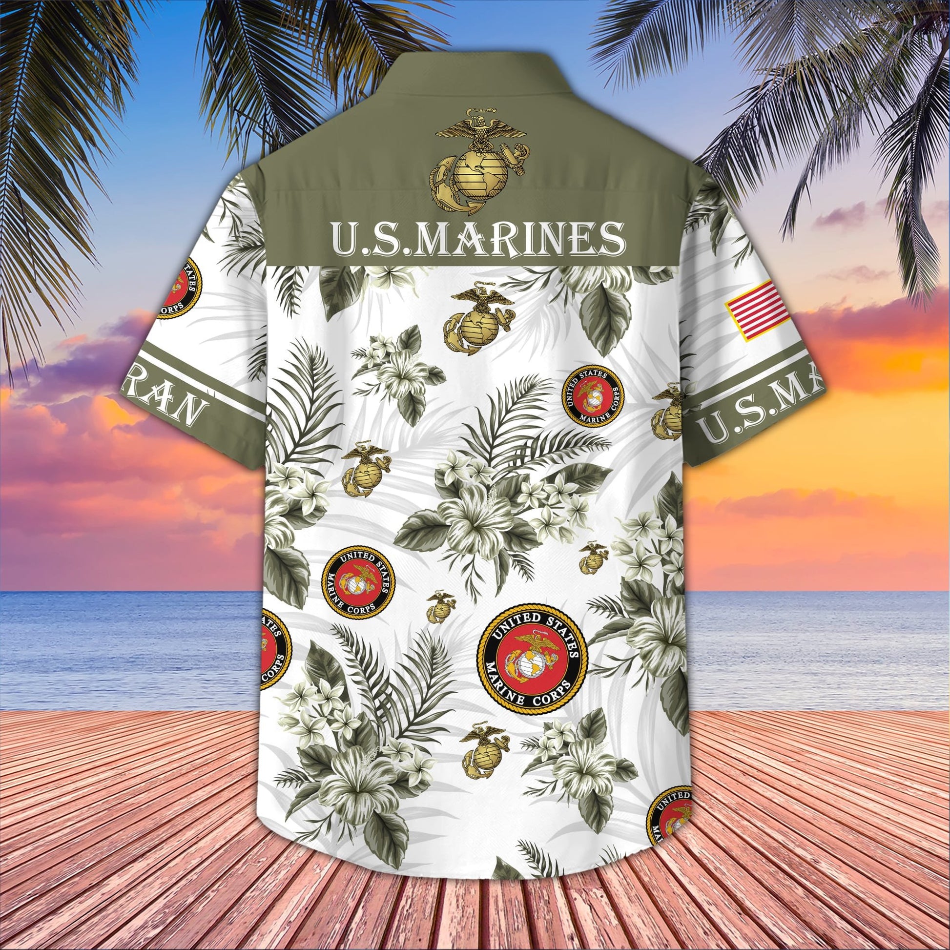 Premium US Veterans Hawaiian Shirt BPVC230403, Gifts For US Veterans, Gifts On Memorial Day, Father's Day, Armed Forces Day, Veterans Day.