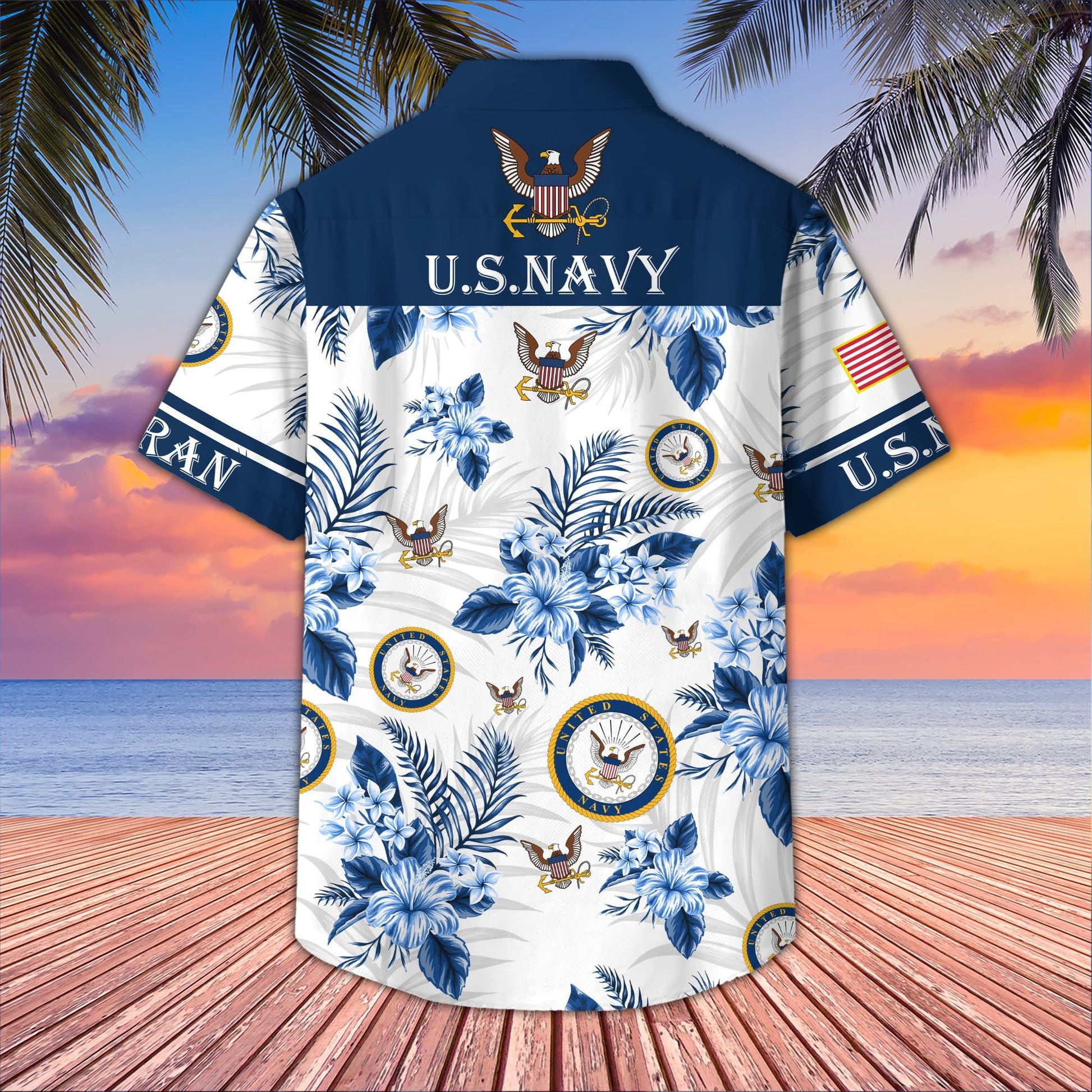 Premium US Veterans Hawaiian Shirt BPVC230403, Gifts For US Veterans, Gifts On Memorial Day, Father's Day, Armed Forces Day, Veterans Day.