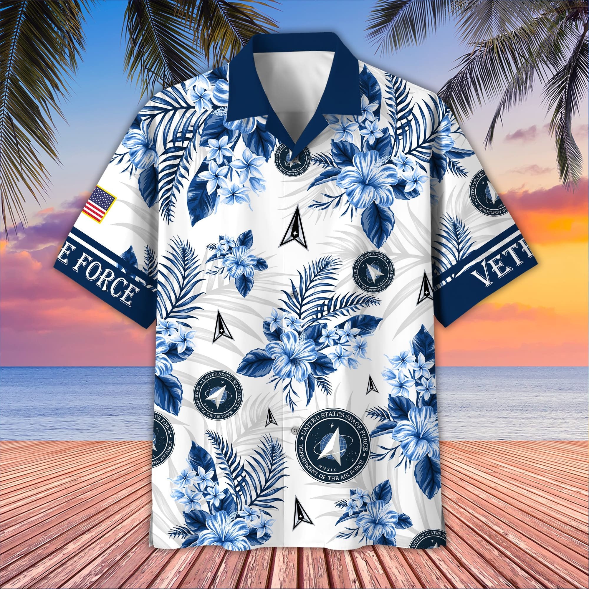 Premium US Veterans Hawaiian Shirt BPVC230403, Gifts For US Veterans, Gifts On Memorial Day, Father's Day, Armed Forces Day, Veterans Day.