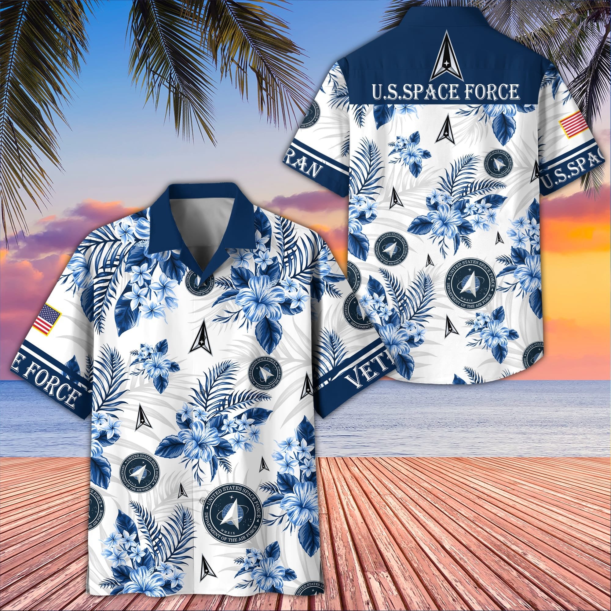 Premium US Veterans Hawaiian Shirt BPVC230403, Gifts For US Veterans, Gifts On Memorial Day, Father's Day, Armed Forces Day, Veterans Day.