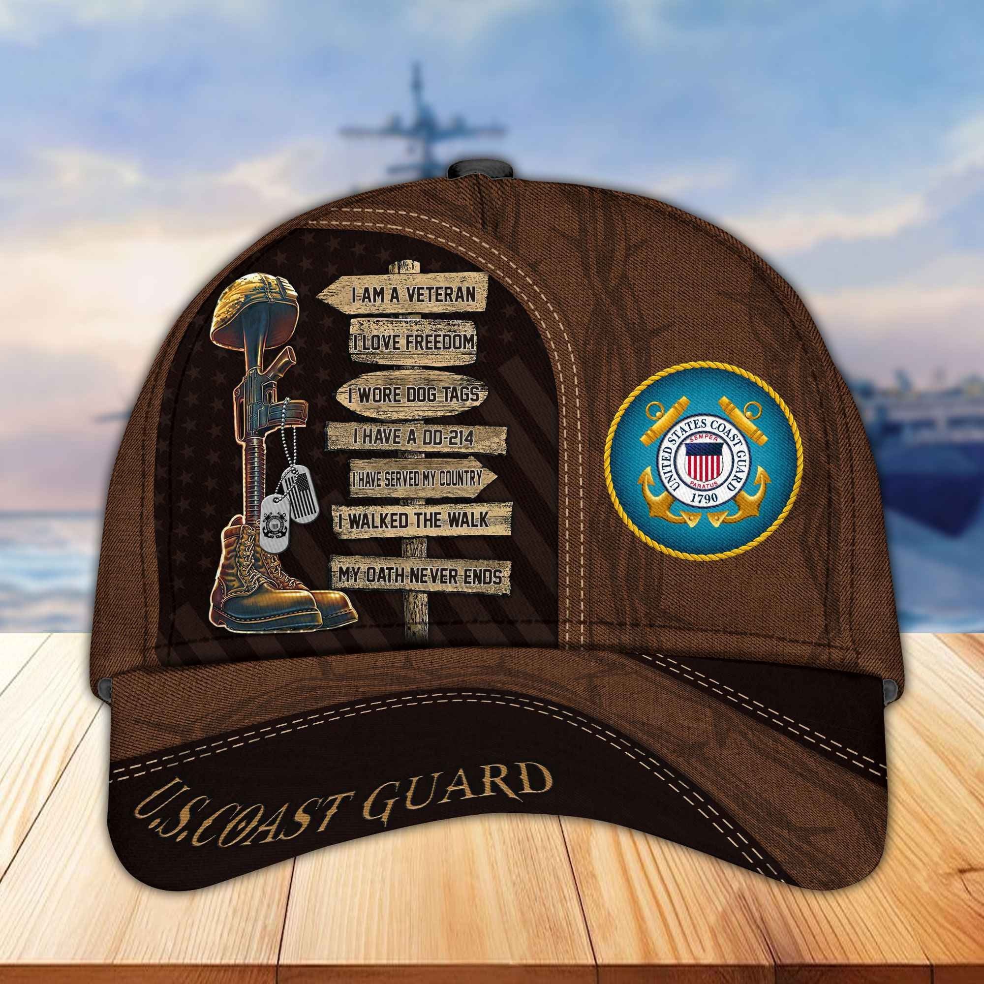 Premium Proudly Served US Veterans Cap, Gifts For US Veterans APHN171211