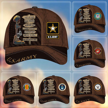 Premium Proudly Served US Veterans Cap, Gifts For US Veterans APHN171211