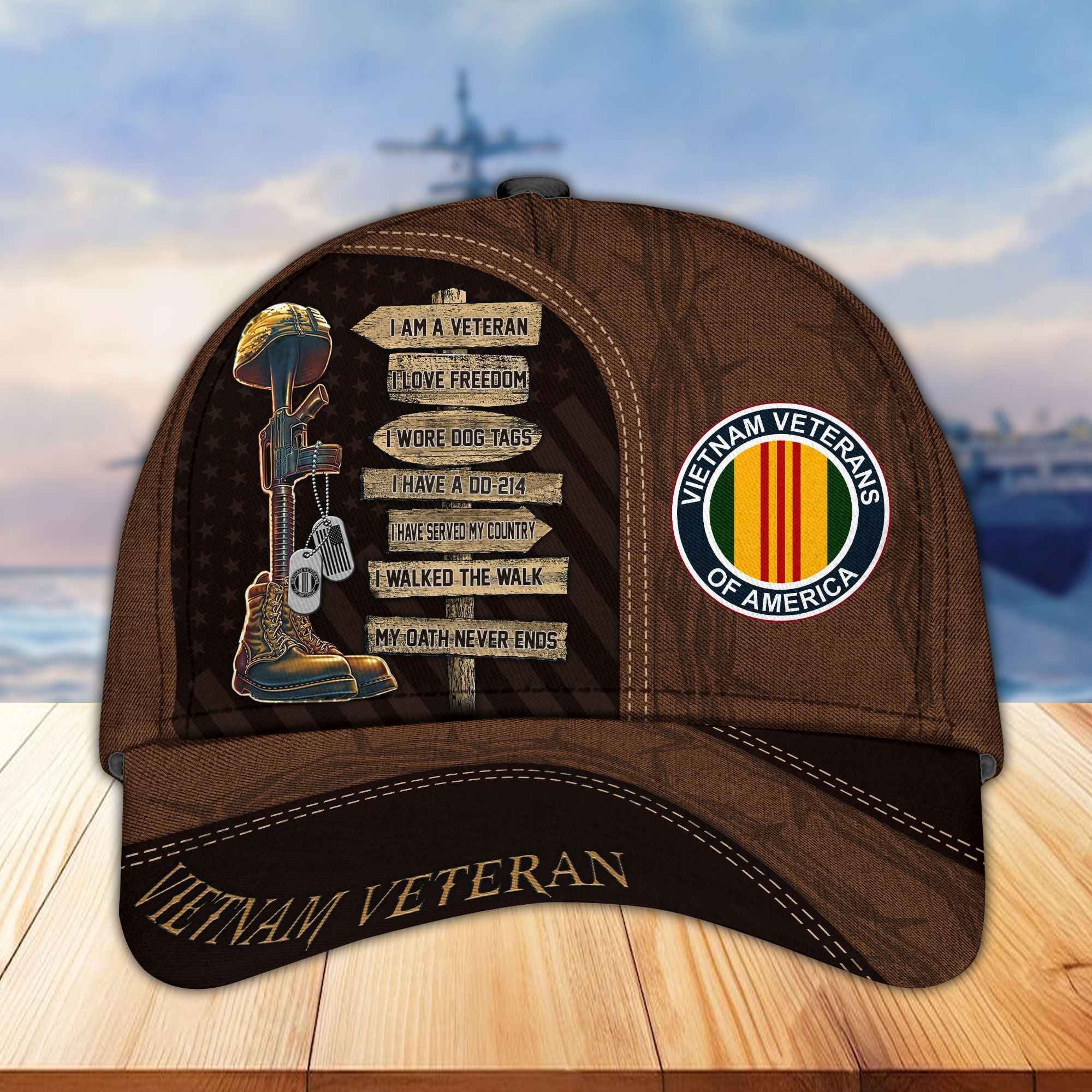 Premium Proudly Served US Veterans Cap, Gifts For US Veterans APHN171211