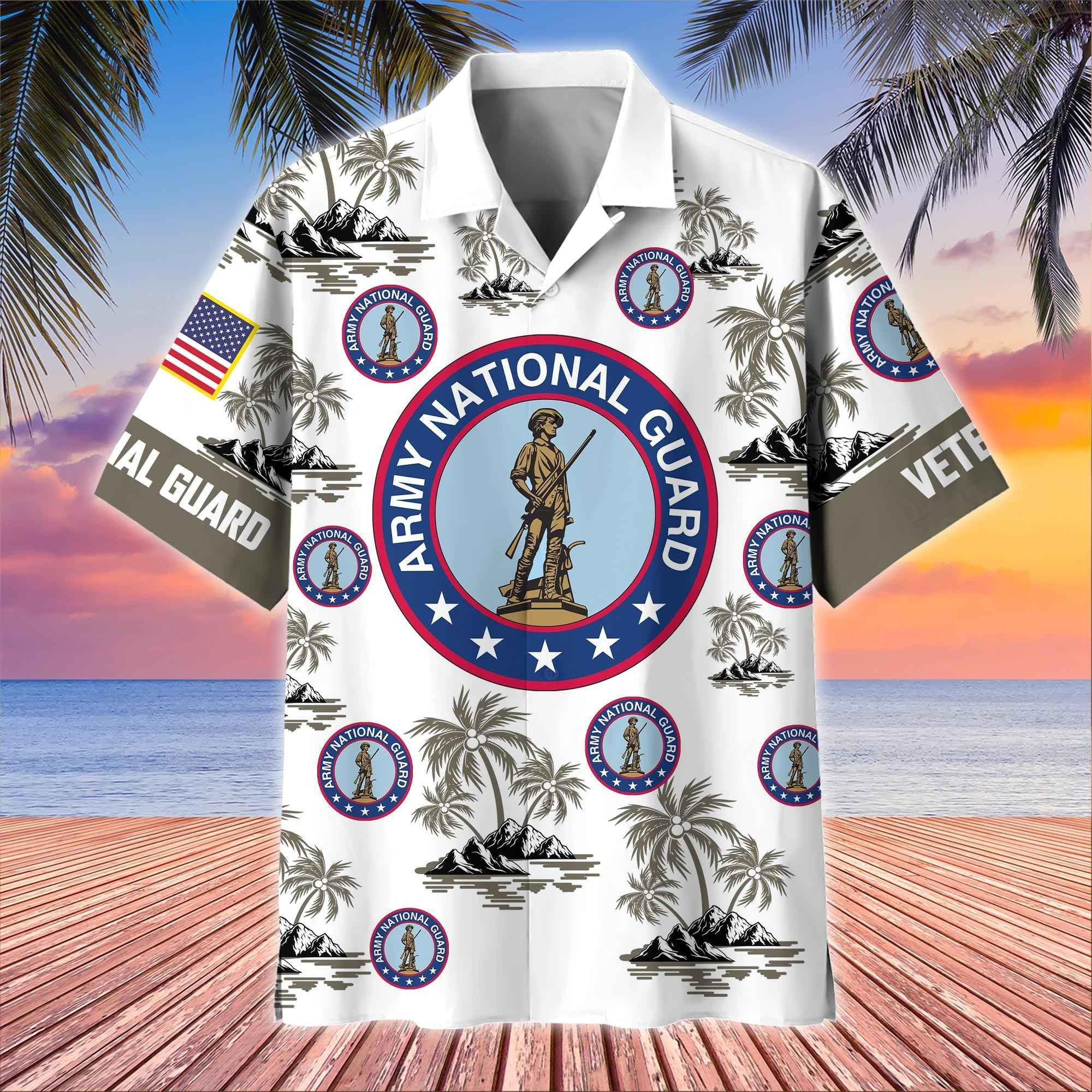Premium US Veterans Hawaiian Shirt BPHN250414, Gifts For US Veterans, Gifts On Father's Day, Armed Forces Day, Veterans Day.