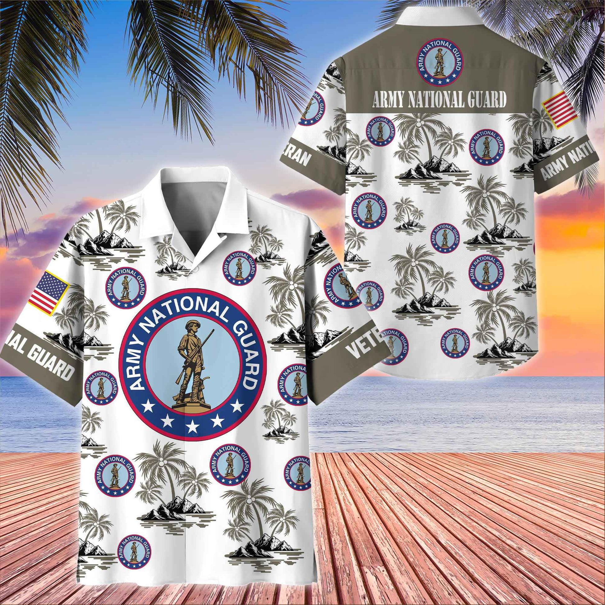 Premium US Veterans Hawaiian Shirt BPHN250414, Gifts For US Veterans, Gifts On Father's Day, Armed Forces Day, Veterans Day.
