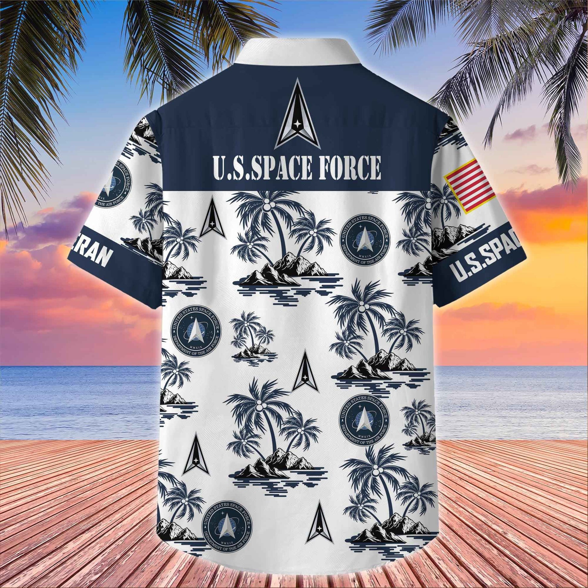 Premium US Veterans Hawaiian Shirt BPHN250414, Gifts For US Veterans, Gifts On Father's Day, Armed Forces Day, Veterans Day.