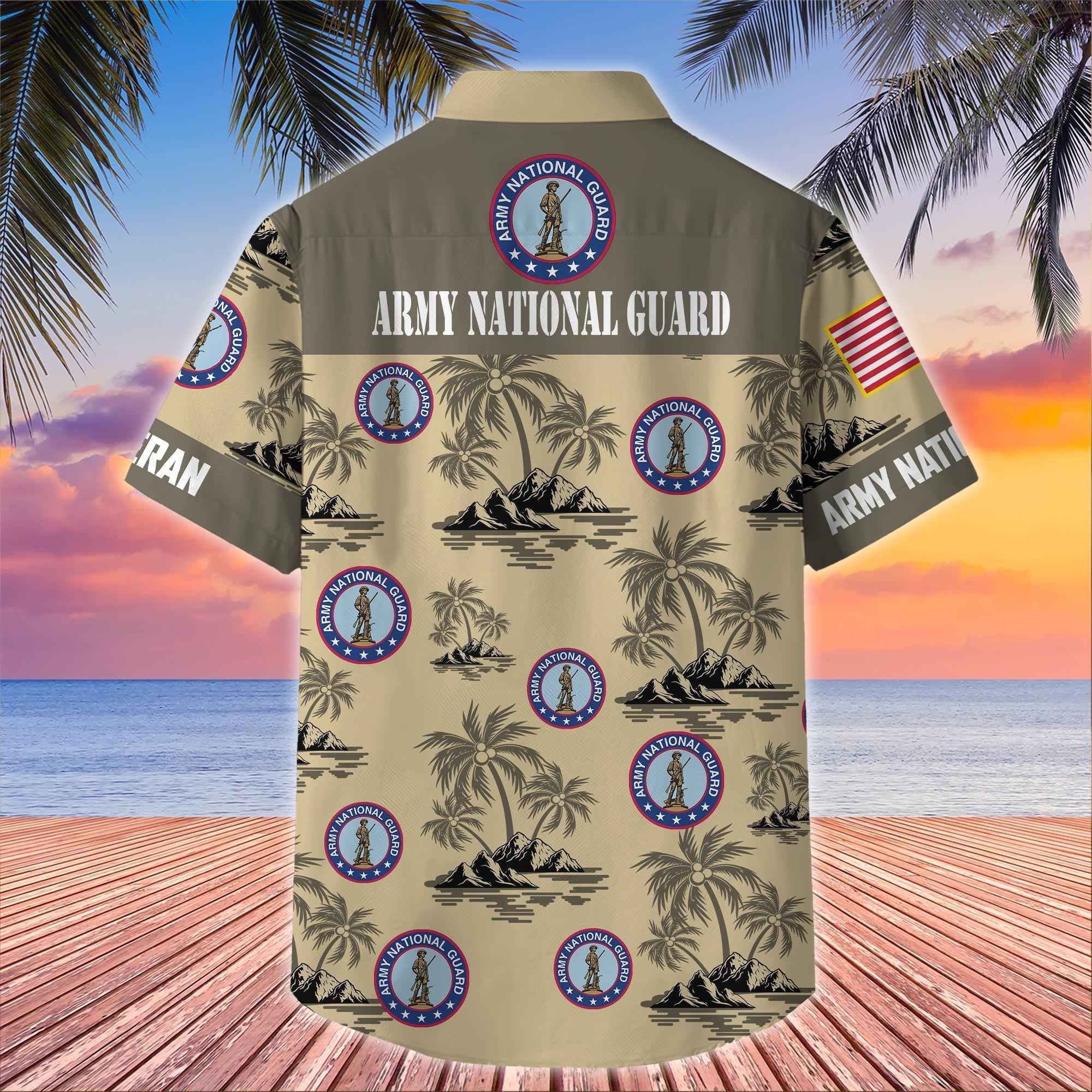 Premium US Veterans Hawaiian Shirt BPHN250413, Gifts For US Veterans, Gifts On Father's Day, Armed Forces Day, Veterans Day.