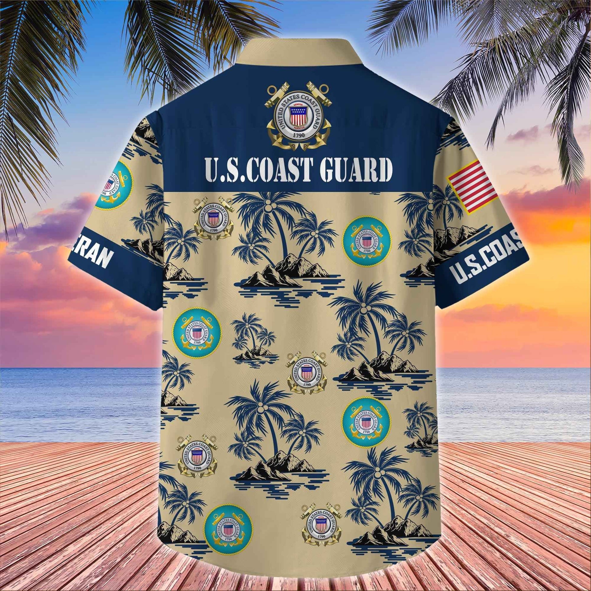 Premium US Veterans Hawaiian Shirt BPHN250413, Gifts For US Veterans, Gifts On Father's Day, Armed Forces Day, Veterans Day.