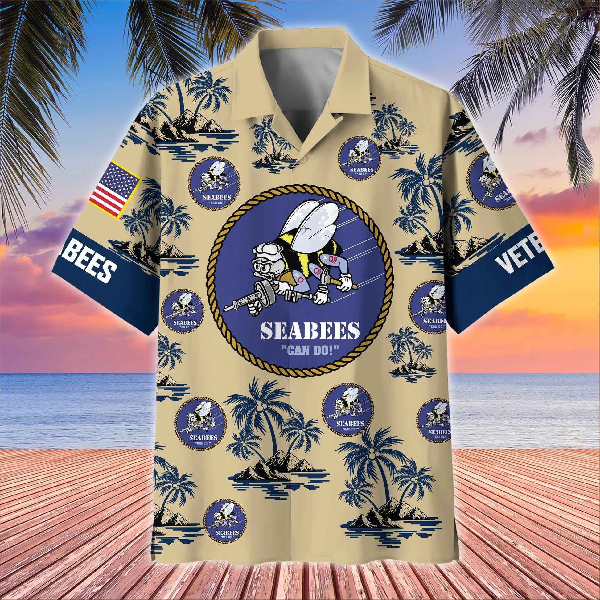 Premium US Veterans Hawaiian Shirt BPHN250413, Gifts For US Veterans, Gifts On Father's Day, Armed Forces Day, Veterans Day.