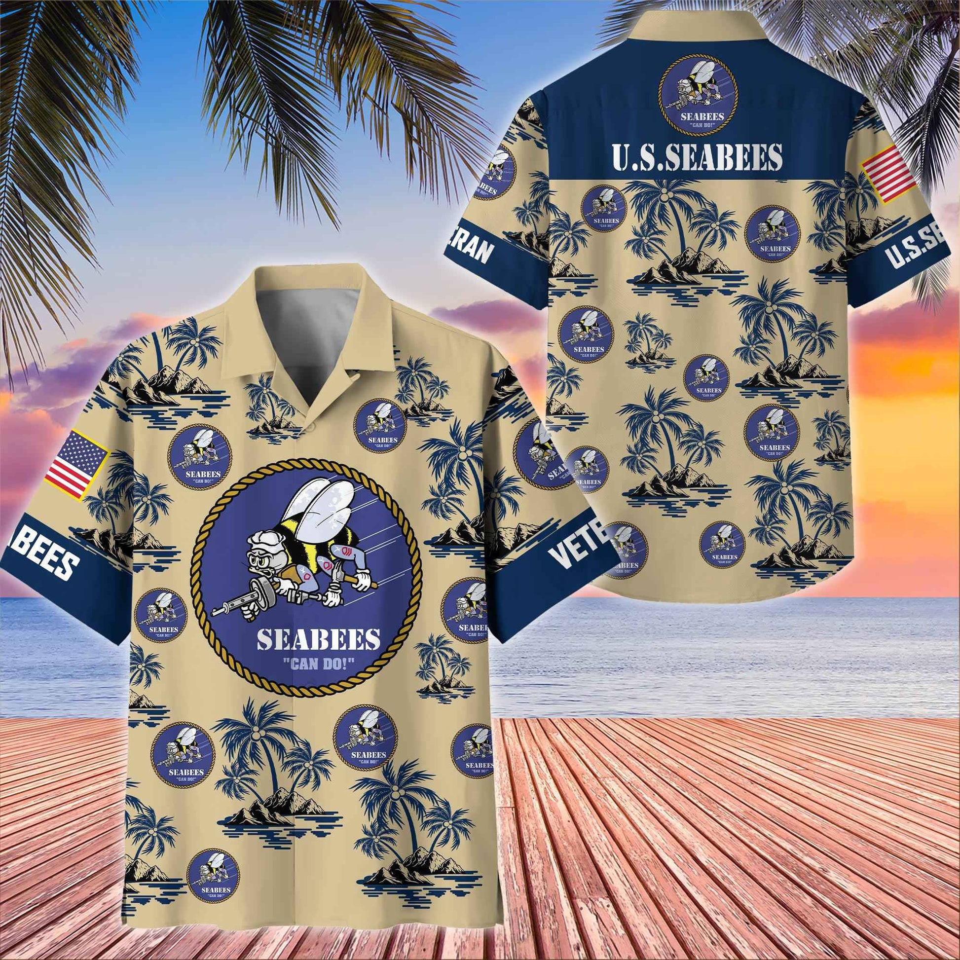 Premium US Veterans Hawaiian Shirt BPHN250413, Gifts For US Veterans, Gifts On Father's Day, Armed Forces Day, Veterans Day.