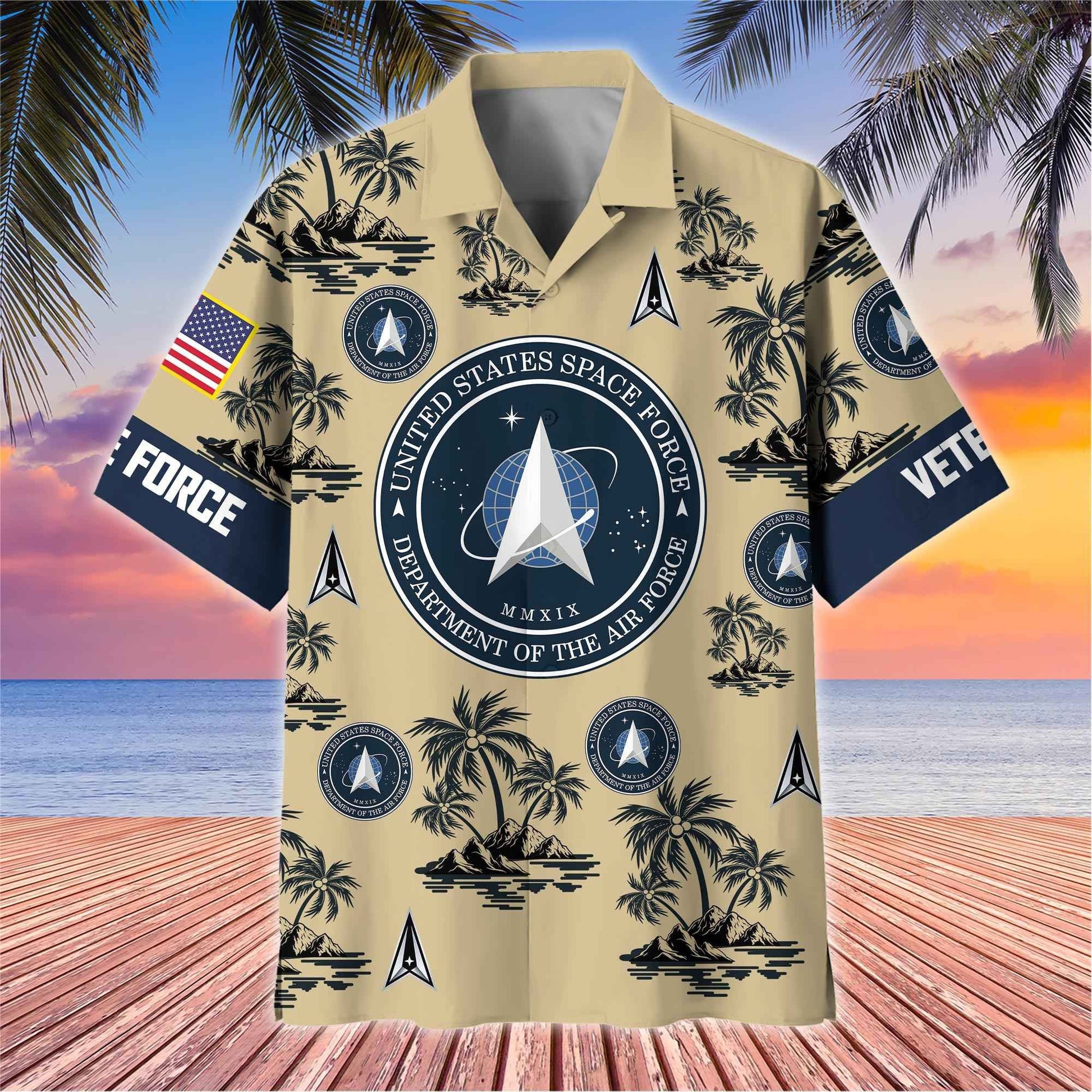 Premium US Veterans Hawaiian Shirt BPHN250413, Gifts For US Veterans, Gifts On Father's Day, Armed Forces Day, Veterans Day.