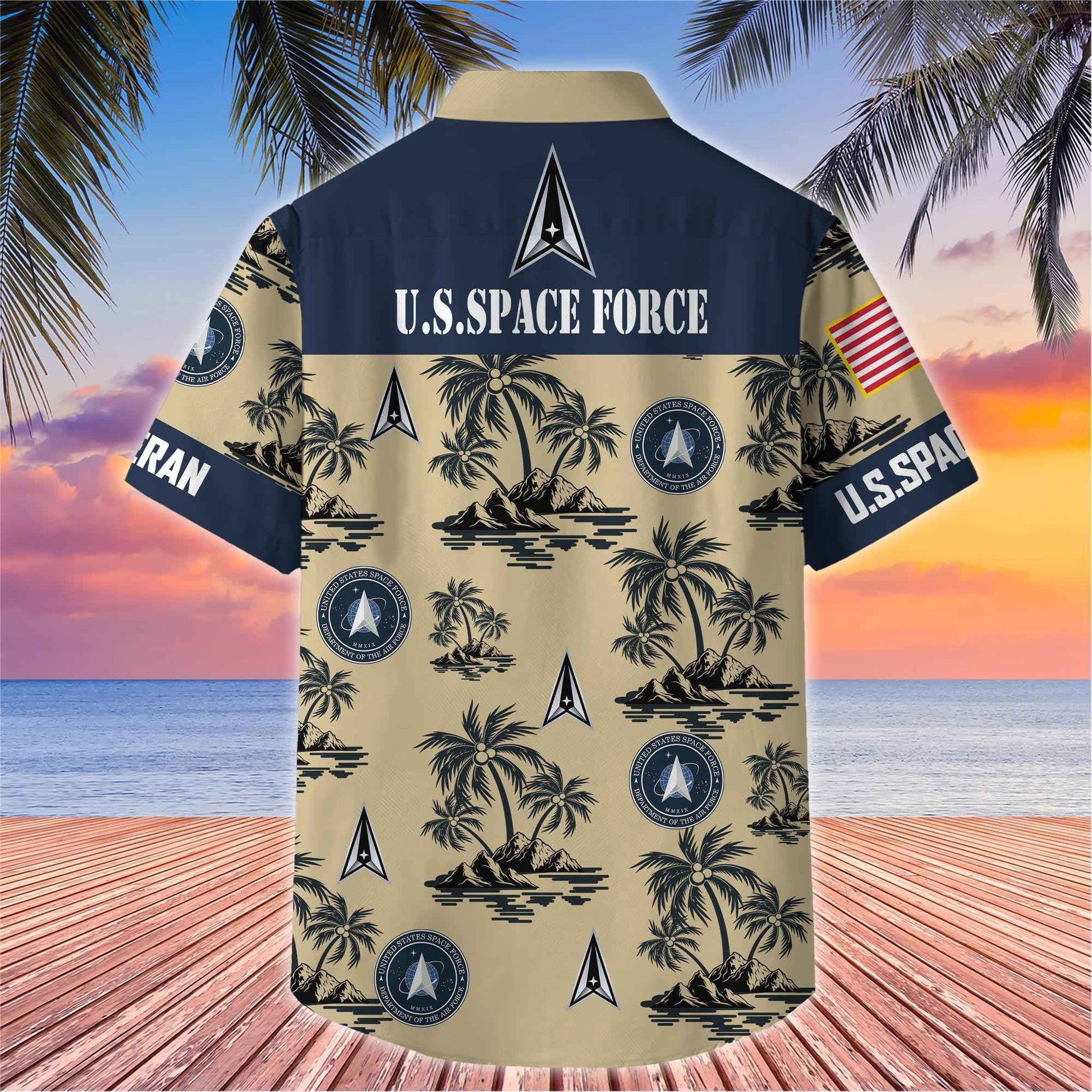 Premium US Veterans Hawaiian Shirt BPHN250413, Gifts For US Veterans, Gifts On Father's Day, Armed Forces Day, Veterans Day.